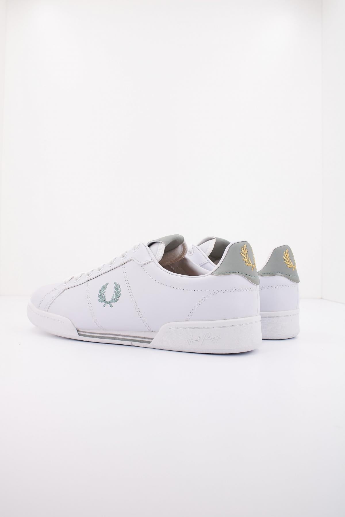 FRED PERRY B LEATHER en color BLANCO  (3)