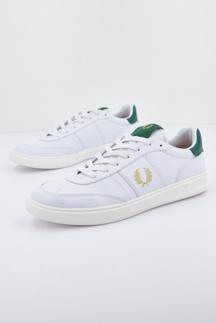 FRED PERRY LEATHER en color BLANCO  (2)