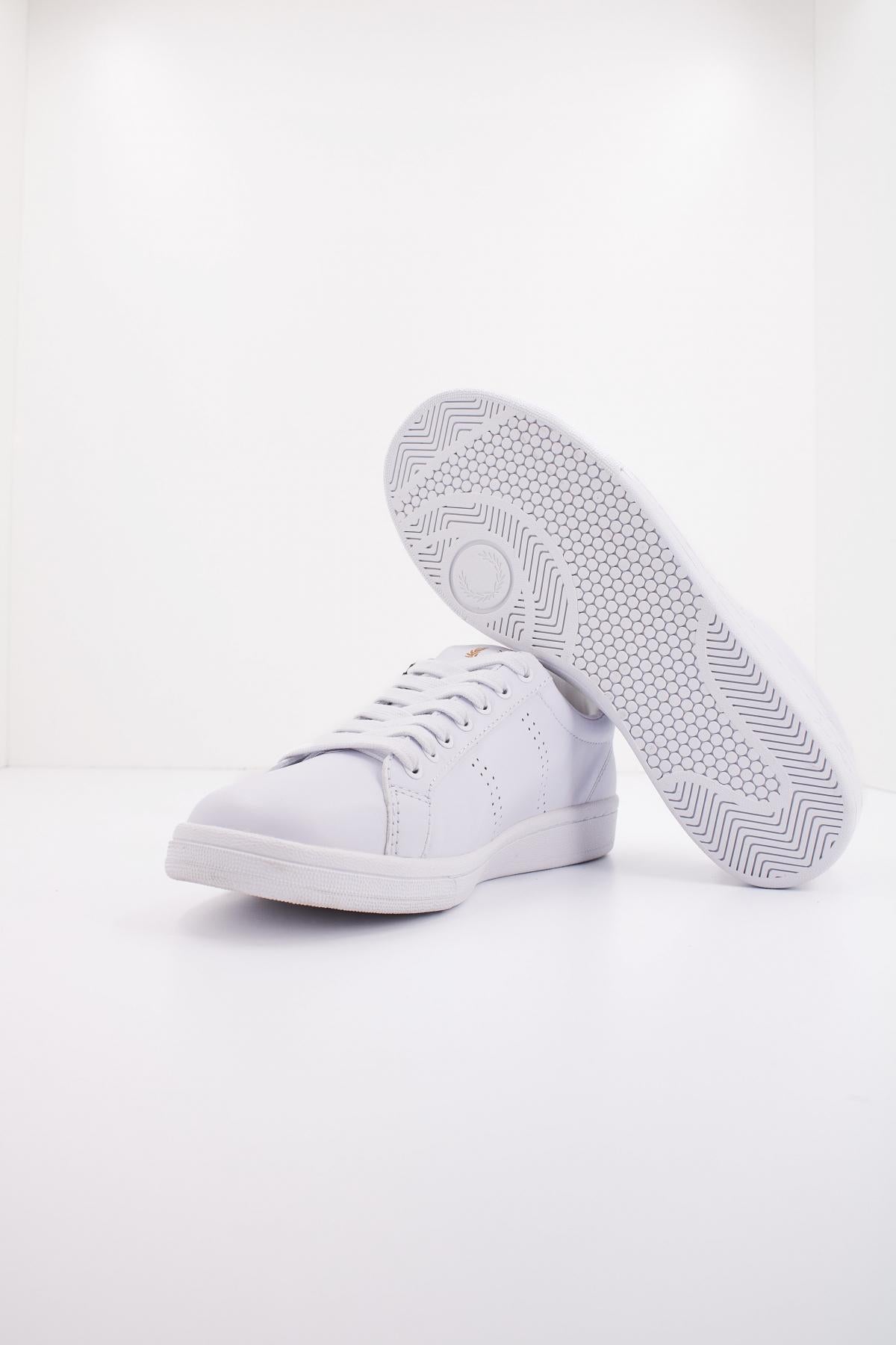 FRED PERRY LEATHER en color BLANCO  (4)