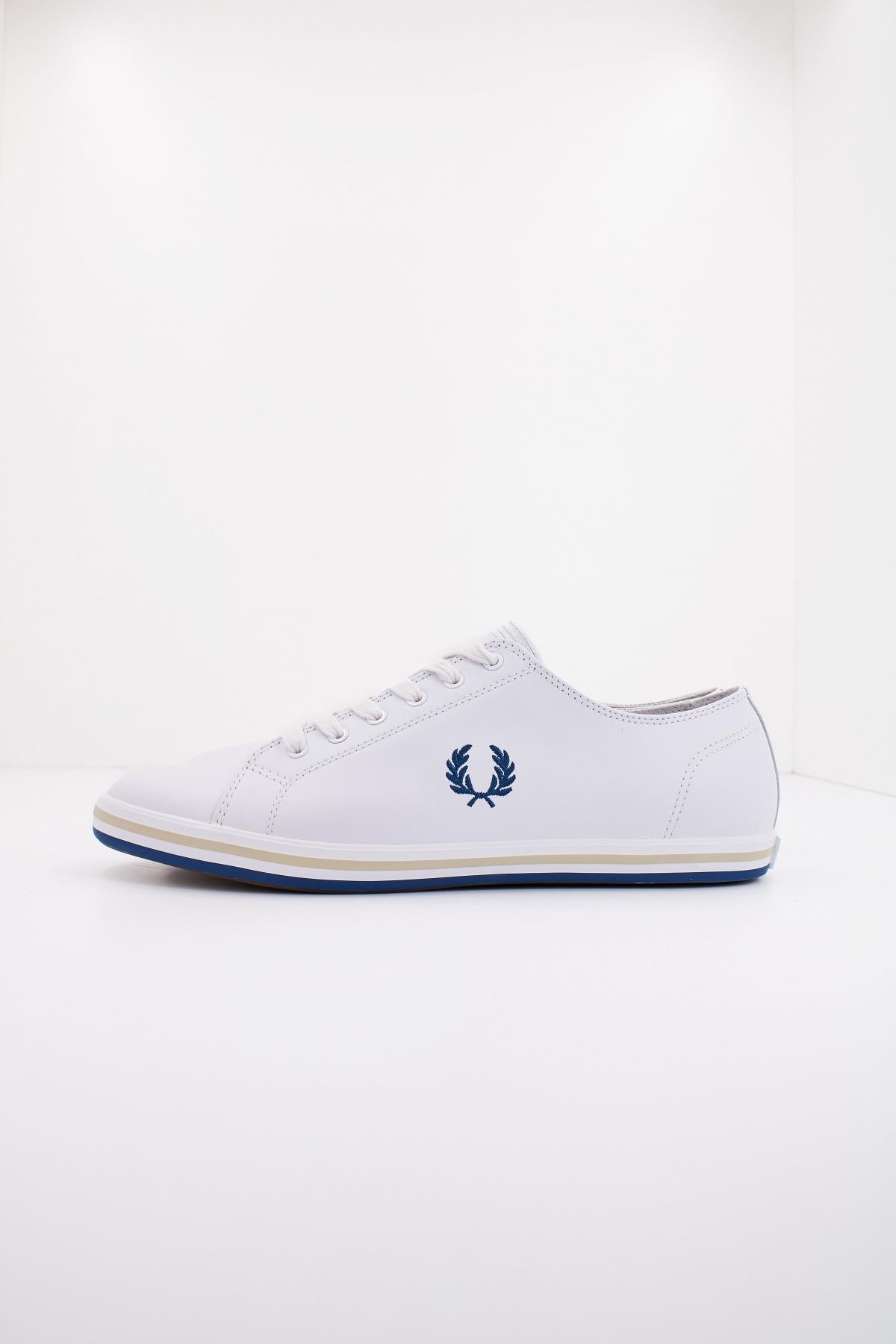 FRED PERRY KINGSTON LEATHER en color BLANCO  (1)
