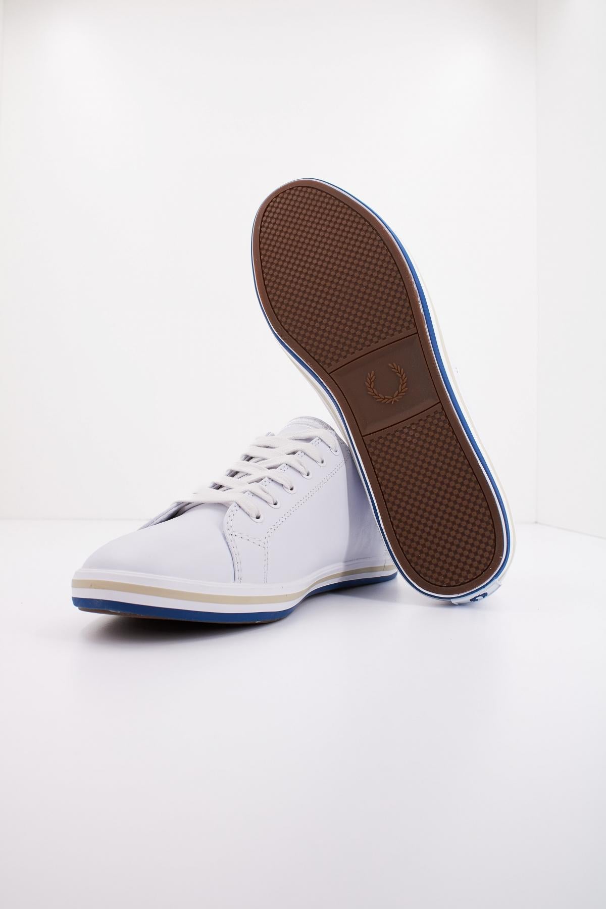 FRED PERRY KINGSTON LEATHER en color BLANCO  (4)