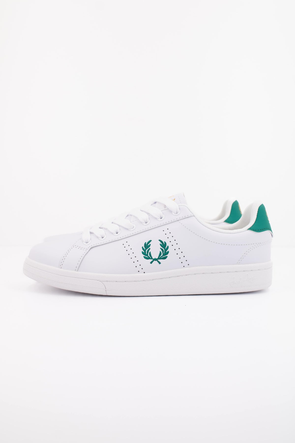 FRED PERRY  B LEATHER en color BLANCO  (1)
