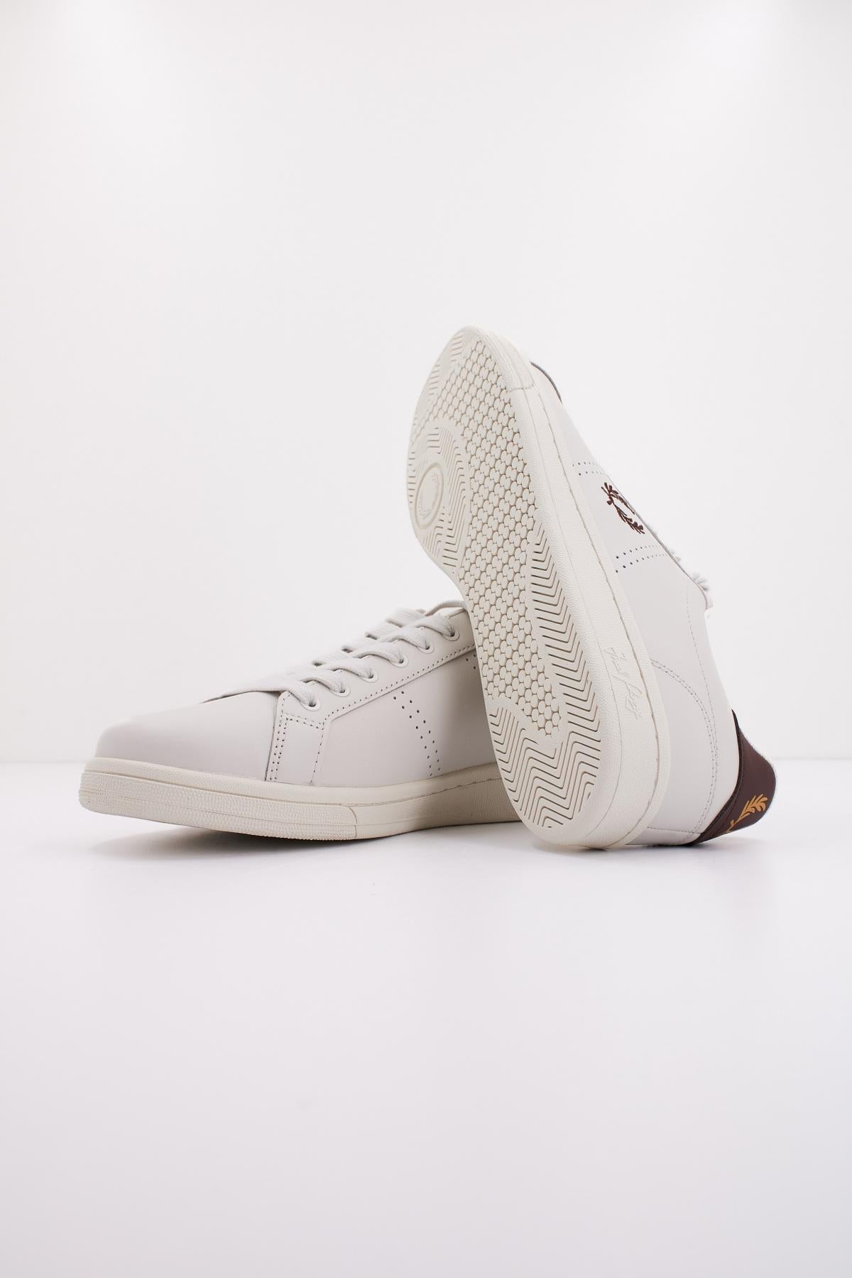 FRED PERRY  B LEATHER en color BLANCO  (4)
