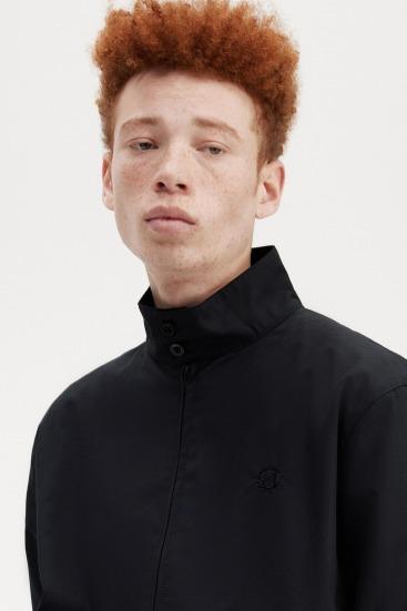 FRED PERRY HARRINGTON JACKET en color NEGRO  (3)