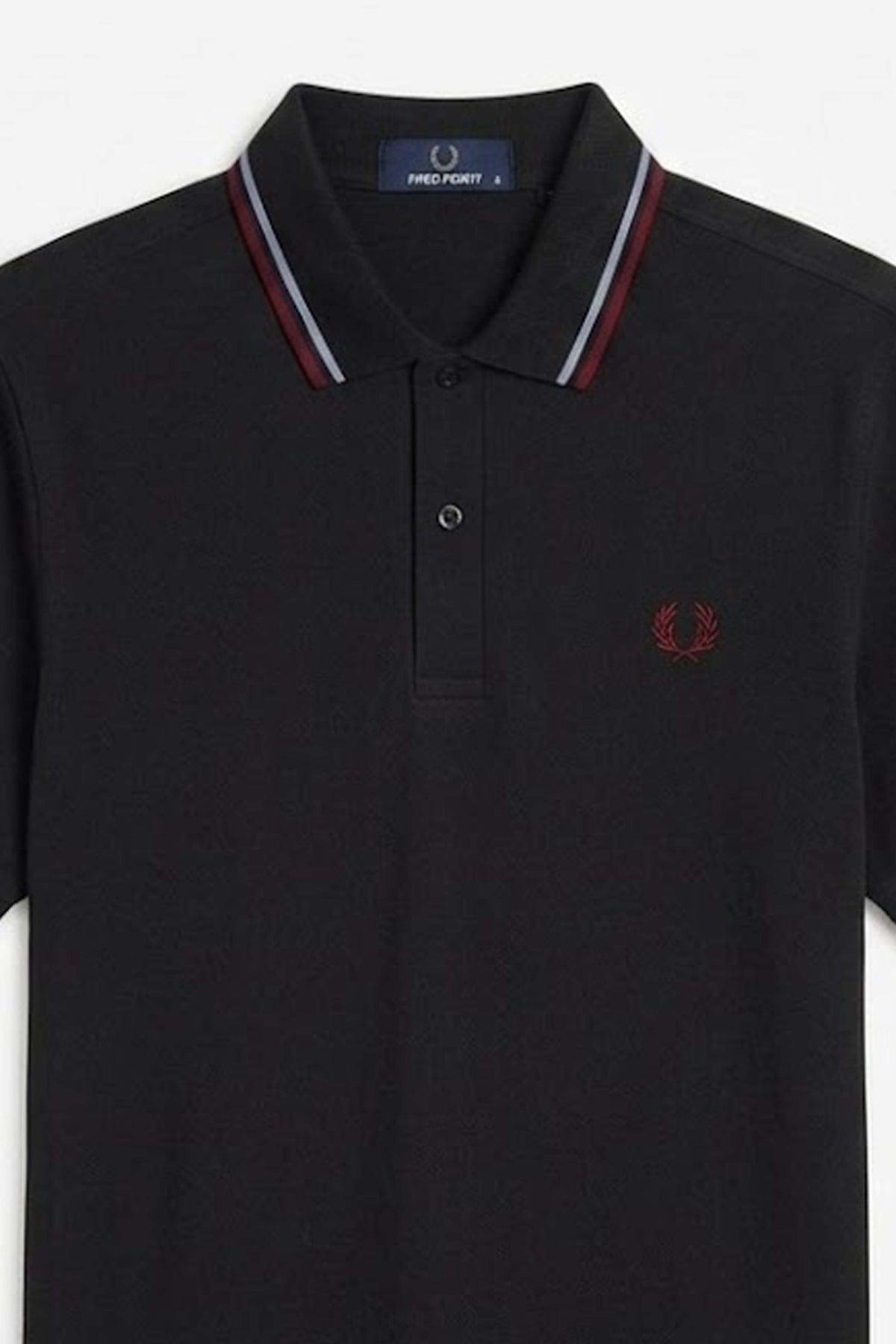 FRED PERRY TWIN TIPPED en color NEGRO  (3)