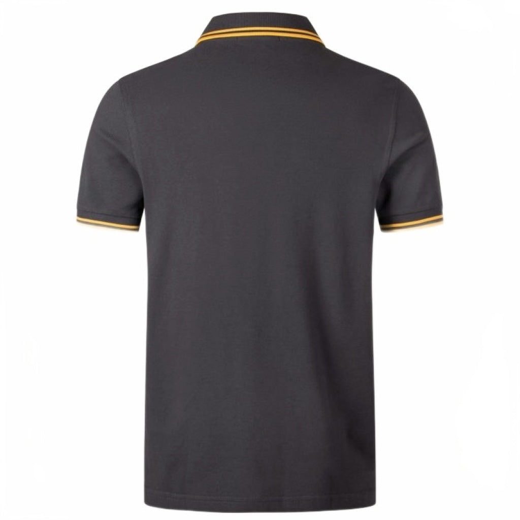 FRED PERRY MFP TWIN TIPPED SHIRT en color GRIS  (4)