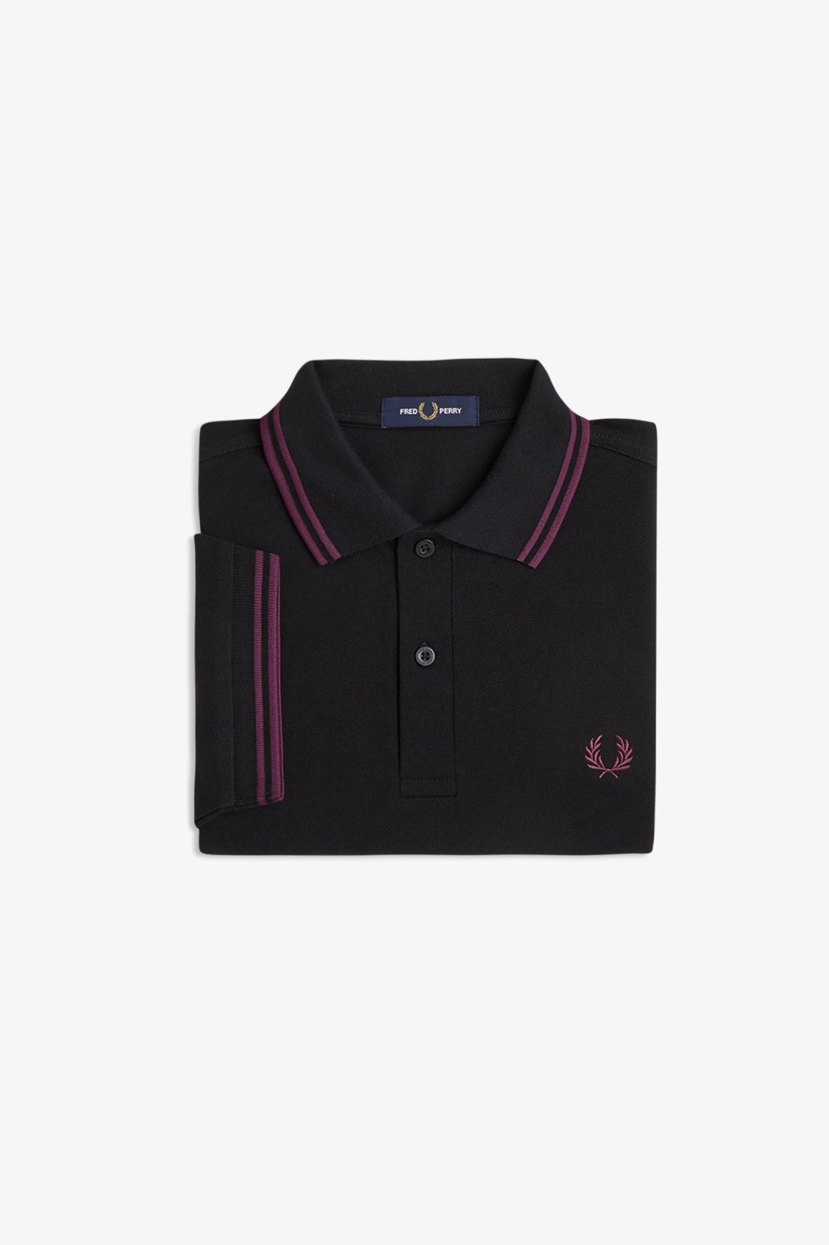 FRED PERRY MFP TWIN TIPPED SHIRT en color GRIS  (3)