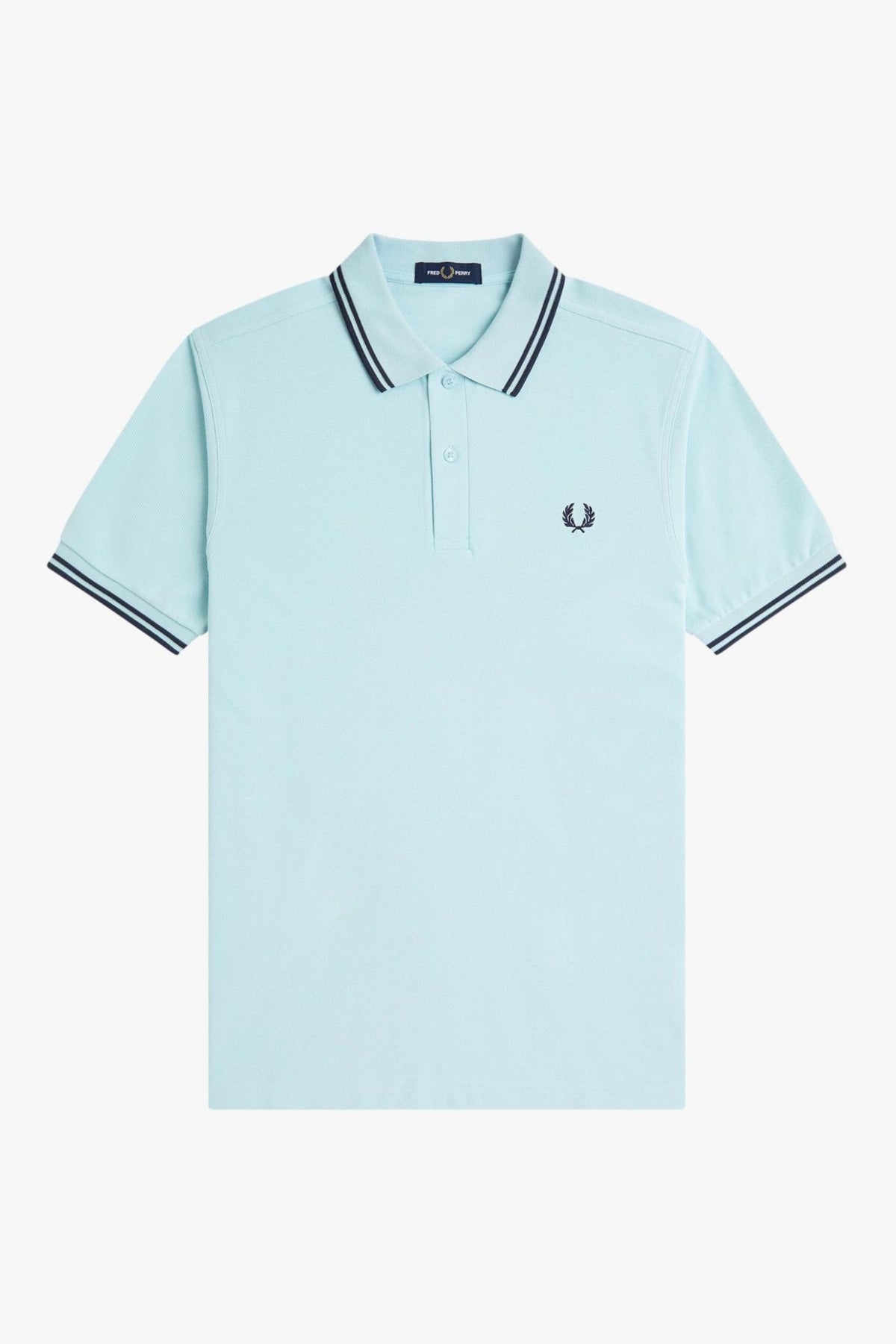 FRED PERRY TWIN TIPPED en color AZUL  (1)