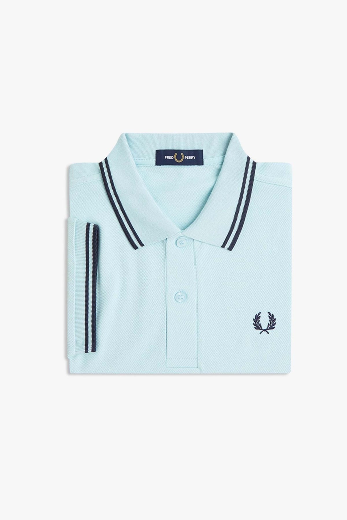 FRED PERRY TWIN TIPPED en color AZUL  (3)