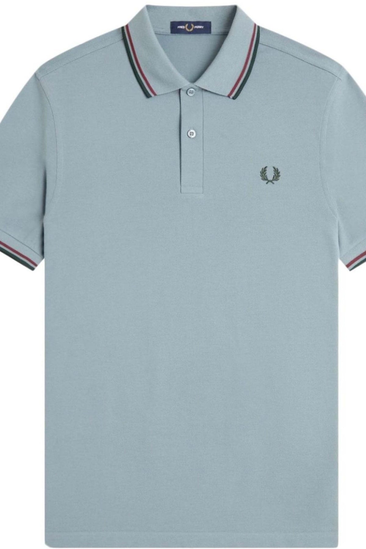 FRED PERRY TWIN TIPPED en color AZUL  (3)