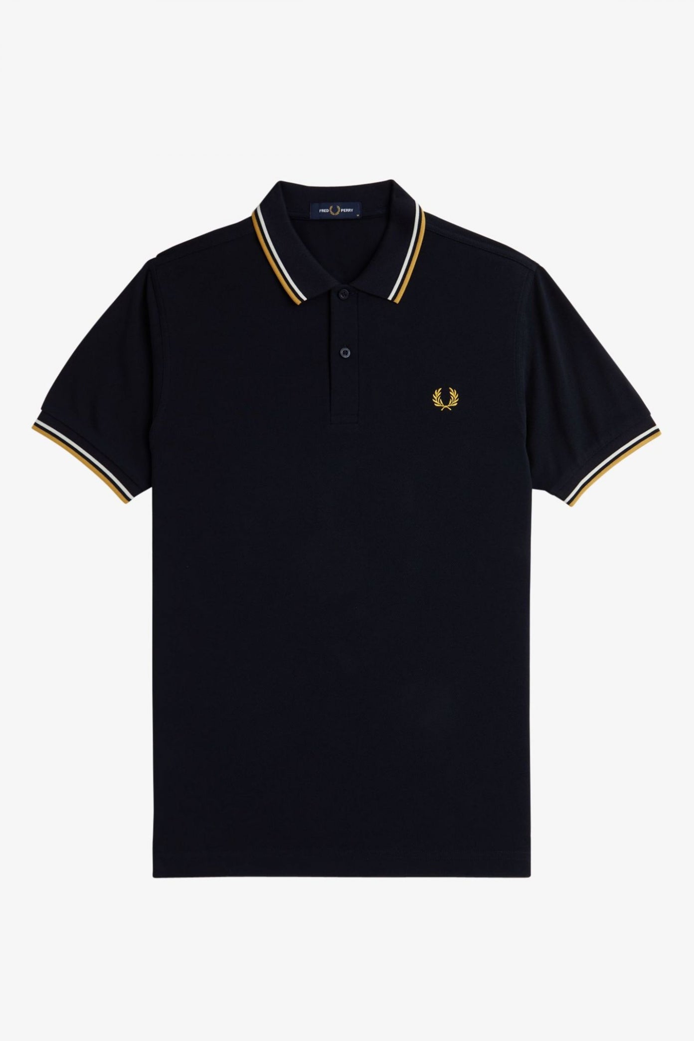 FRED PERRY TWIN TIPPED en color AZUL  (2)