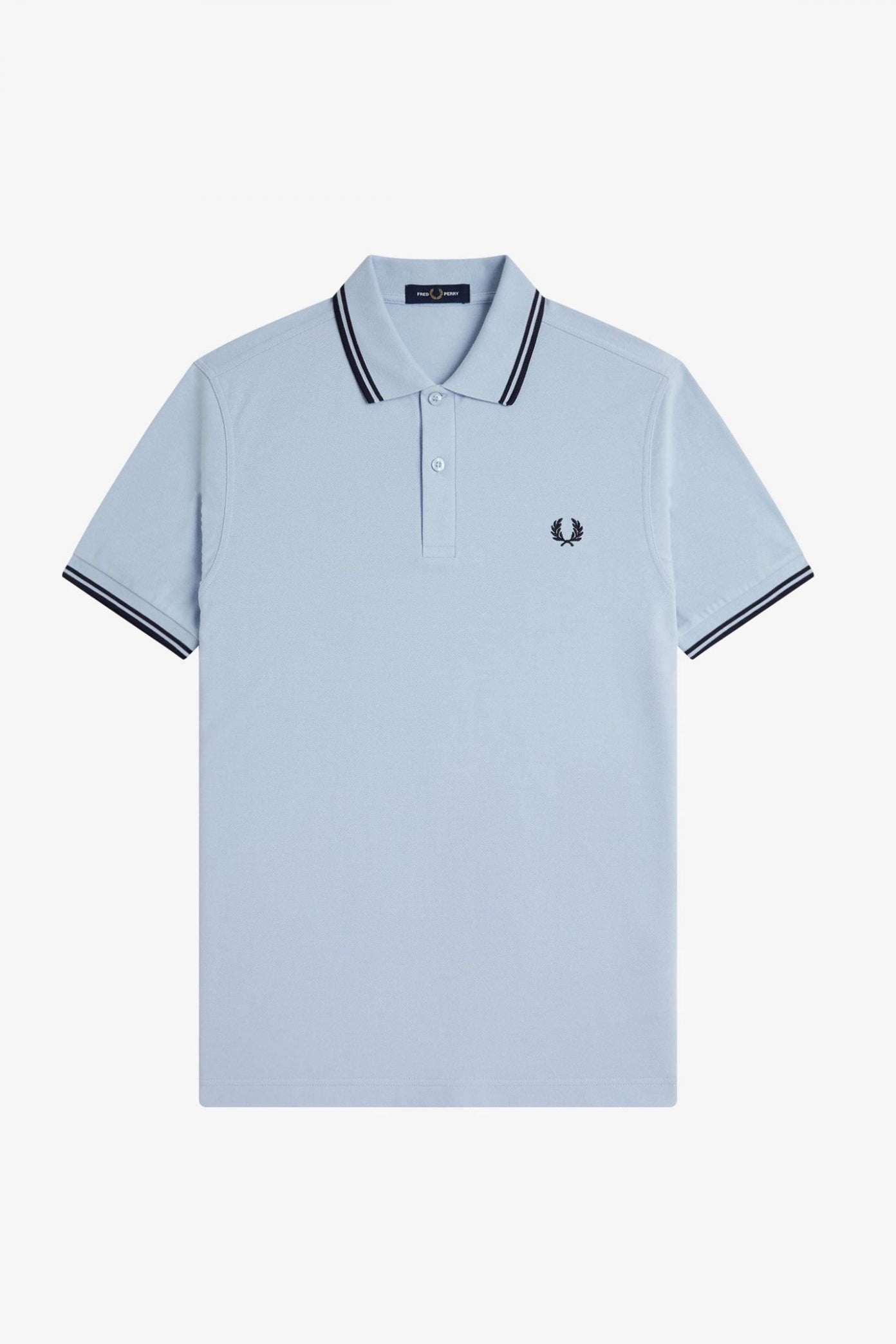 FRED PERRY TWIN TIPPED en color AZUL  (2)