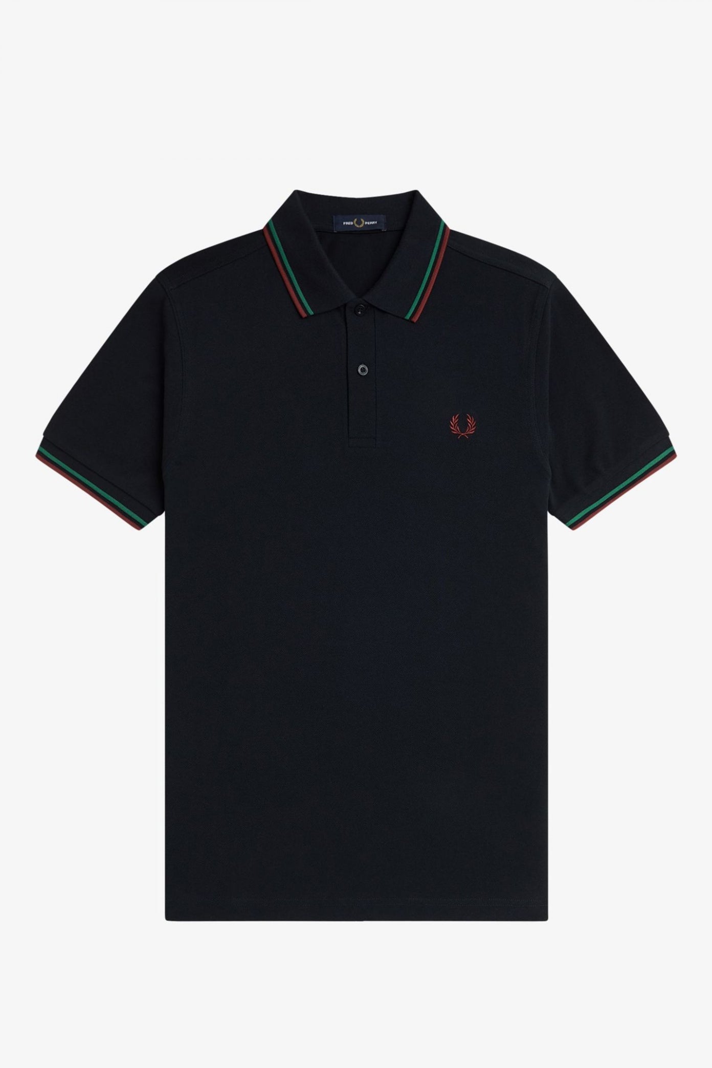 FRED PERRY TWIN TIPPED en color AZUL  (2)