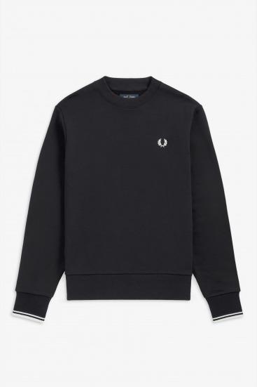 FRED PERRY CREW NECK en color AZUL  (2)
