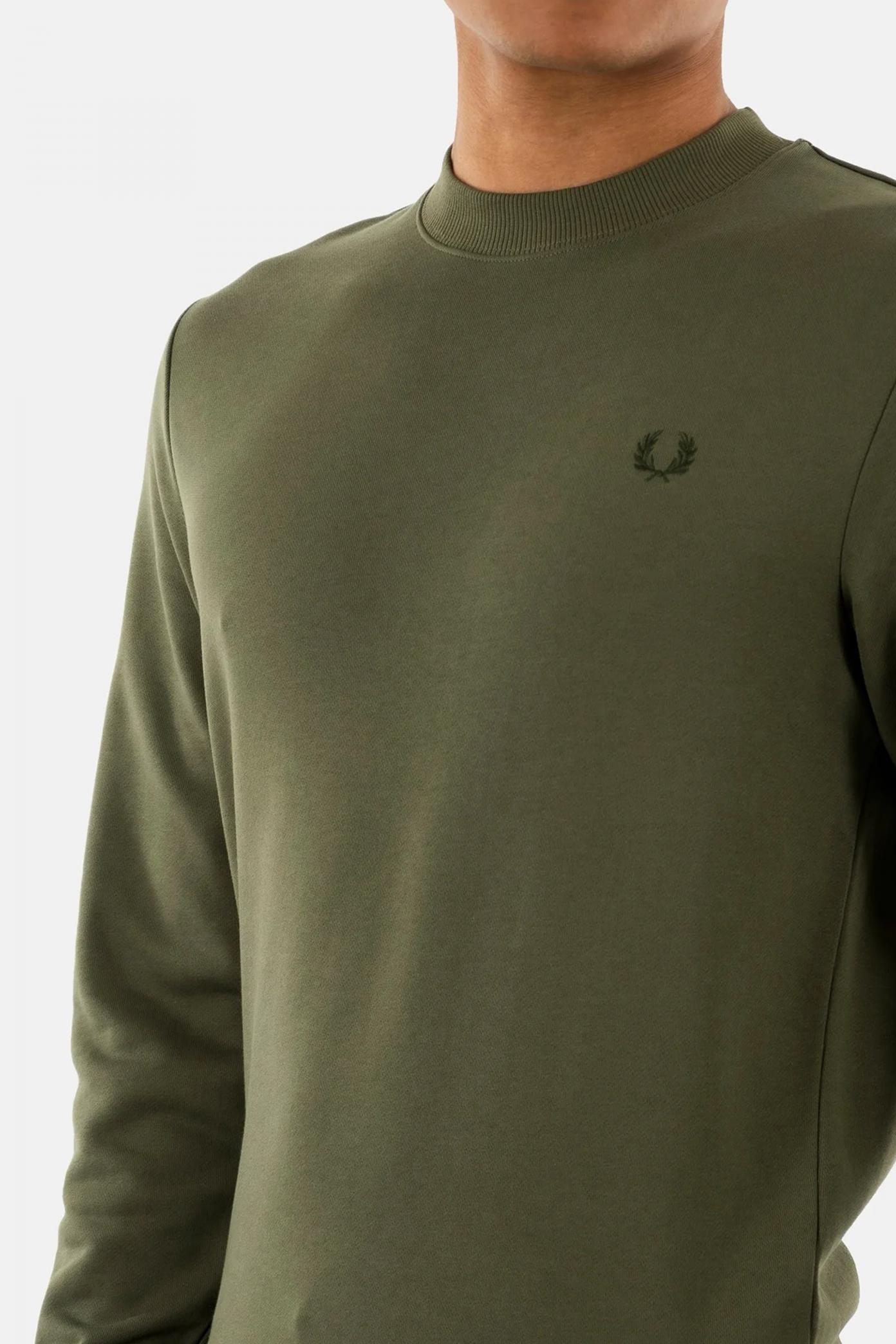 FRED PERRY NECK SWEATSHIRT en color VERDE  (3)