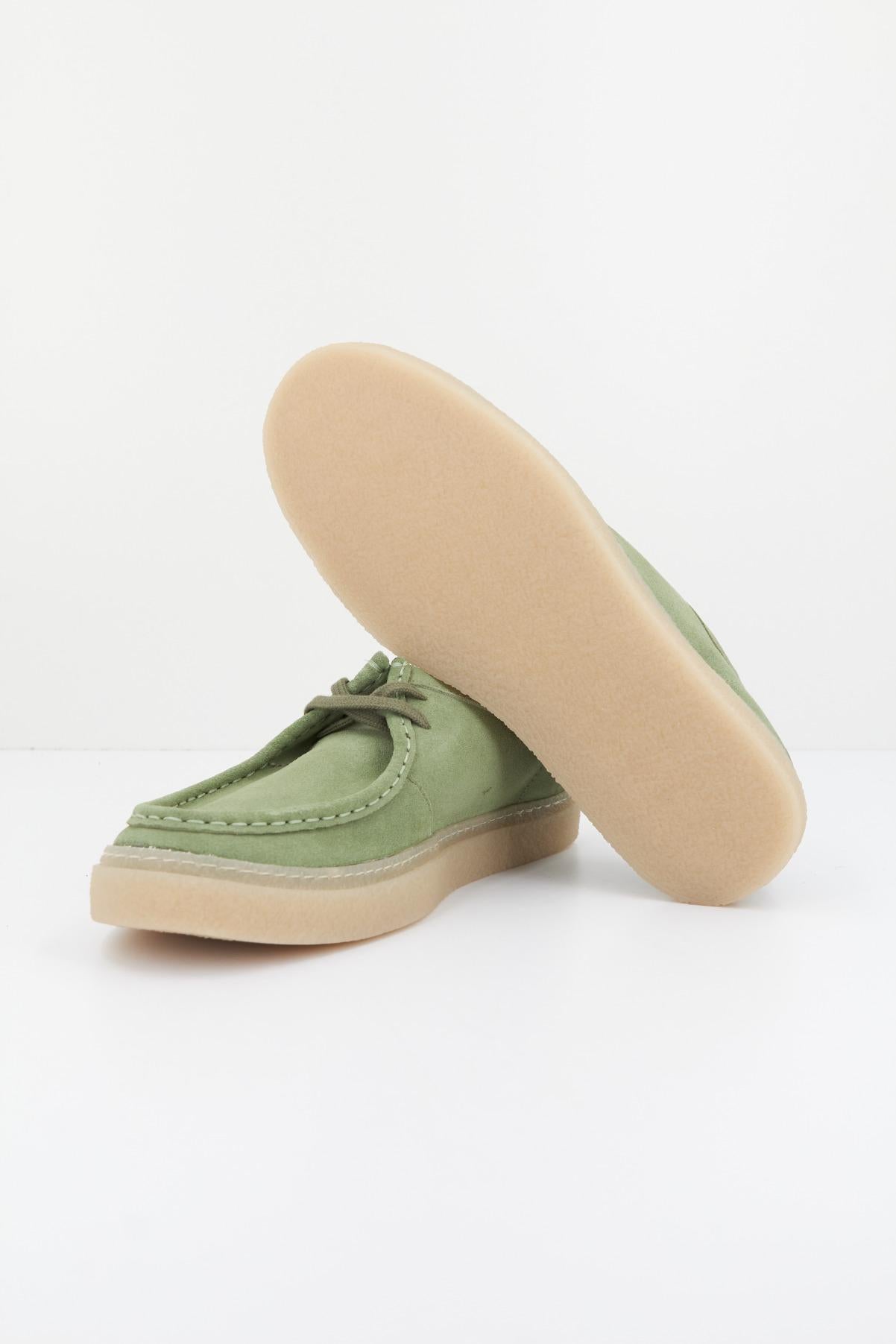 FRED PERRY DAWSON LOW SUEDE en color VERDE  (4)