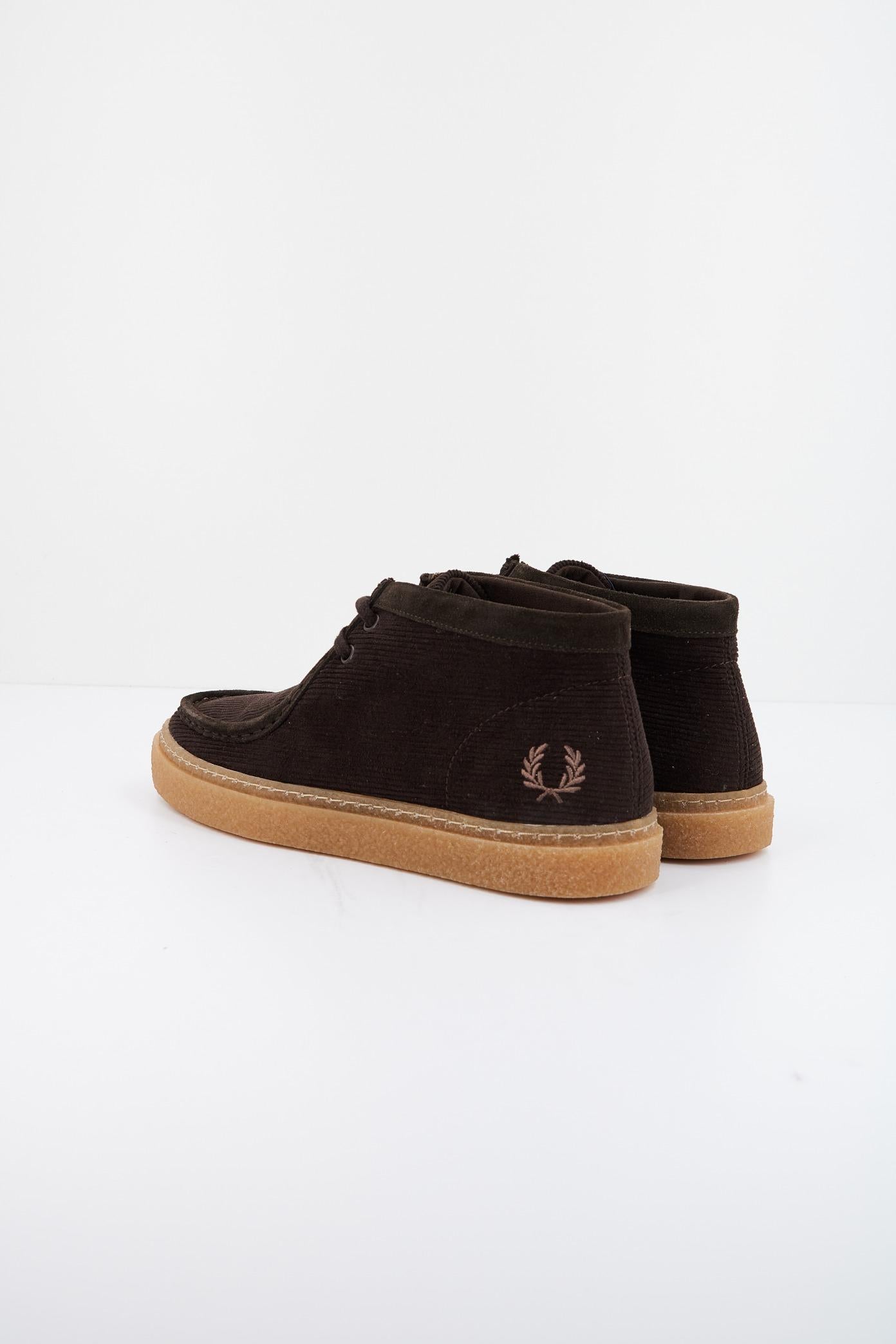 FRED PERRY DAWSON MID CORDUROY en color MARRON  (3)