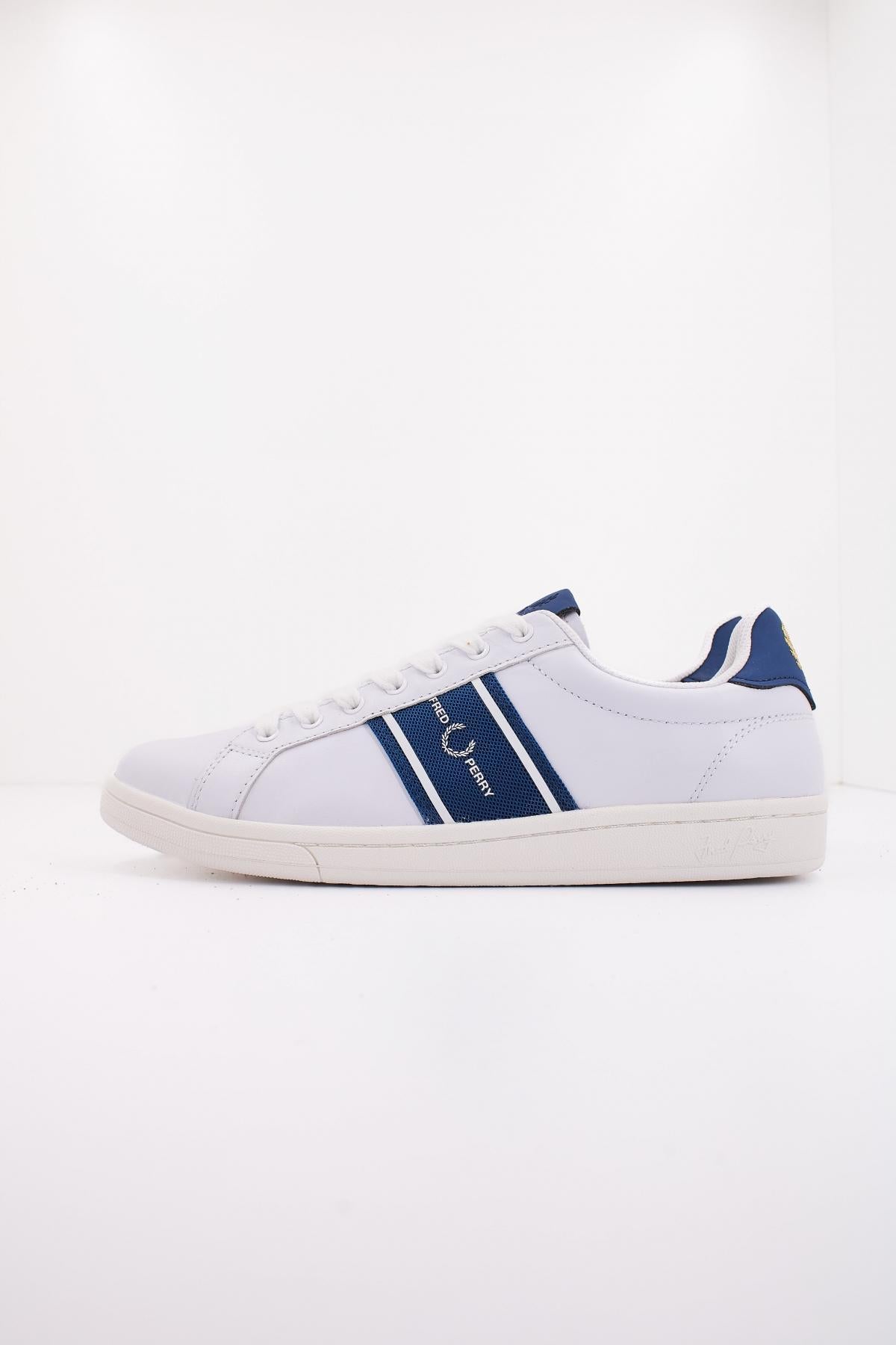 FRED PERRY B LEA/GRAP BRA M en color BLANCO  (1)