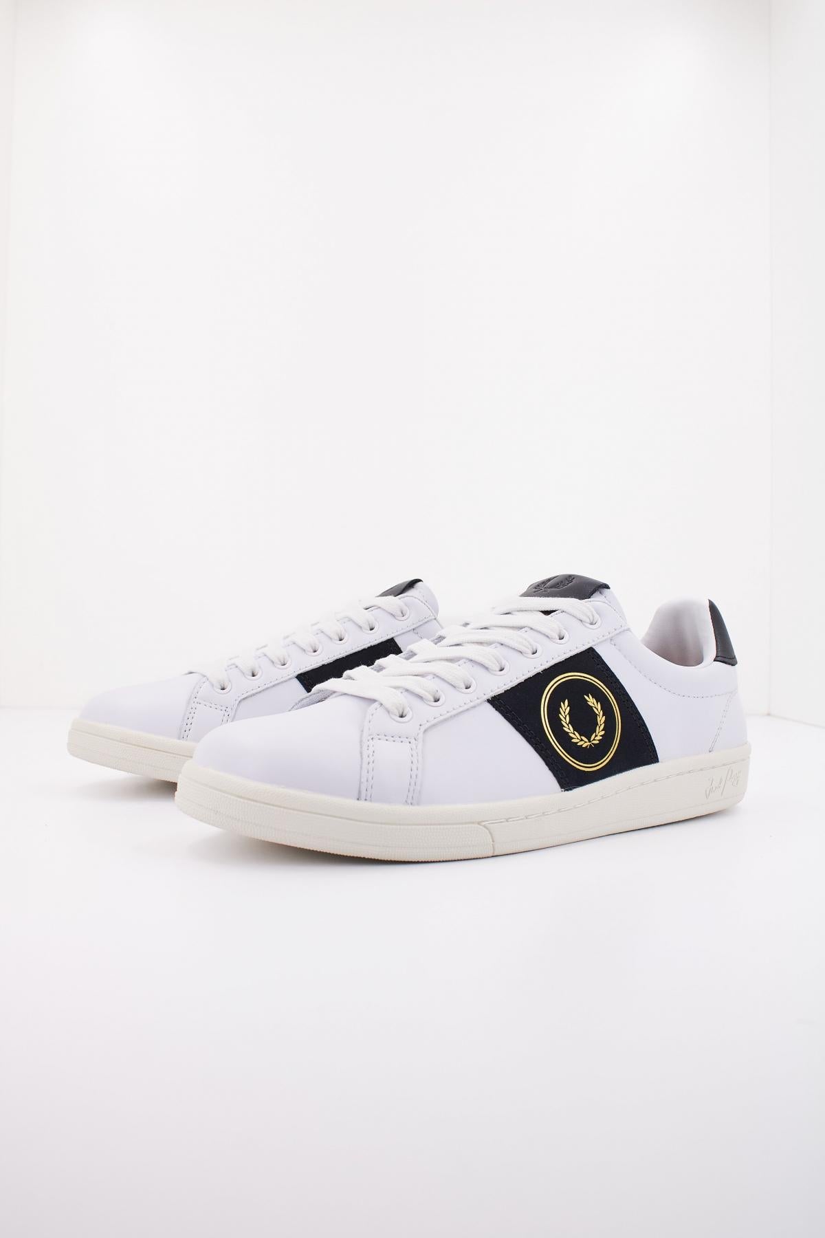 FRED PERRY B LEATHER/BRANDE en color BLANCO  (2)