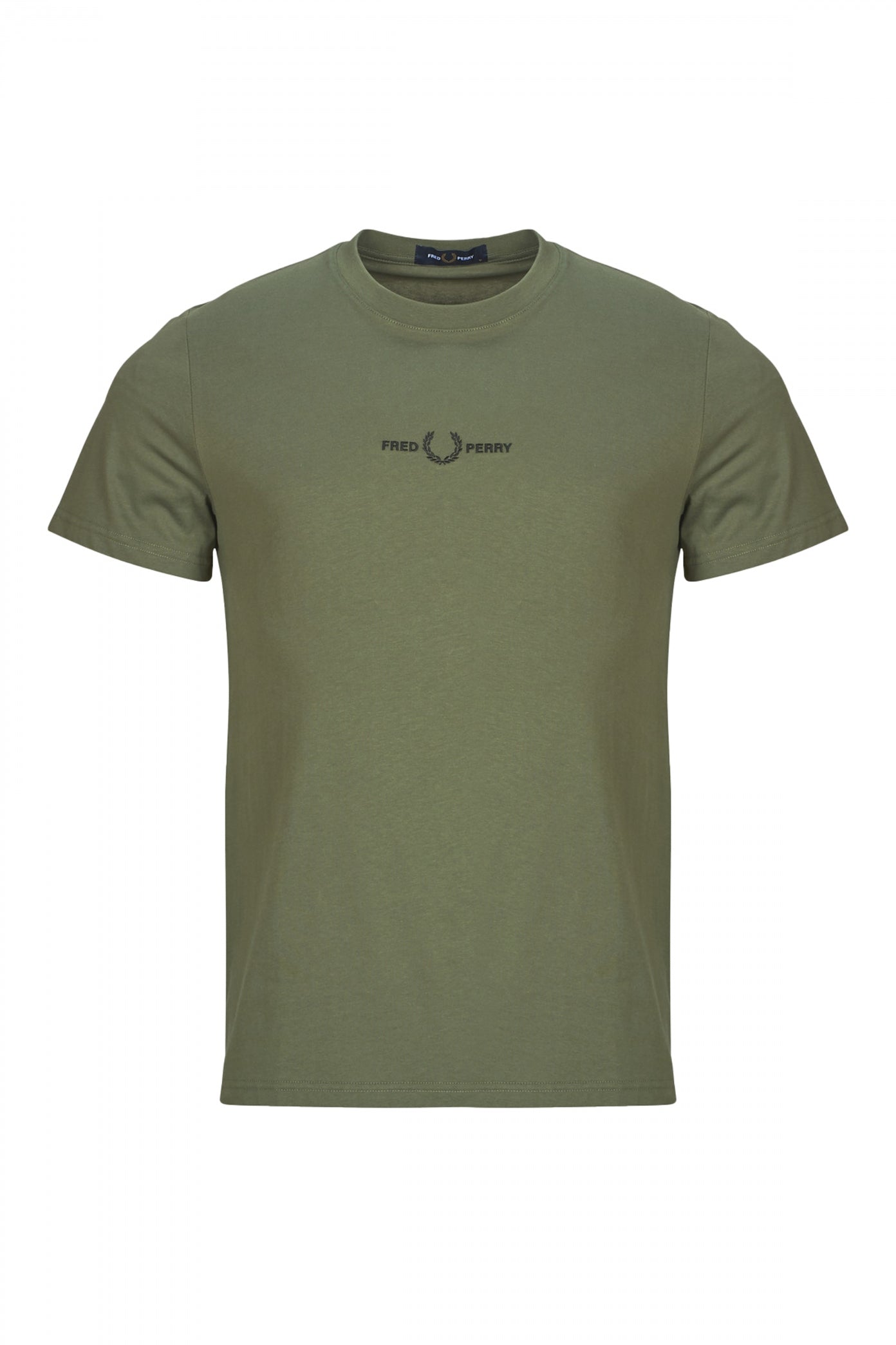 FRED PERRY EMBROIDERED T-SHIRT en color VERDE  (1)