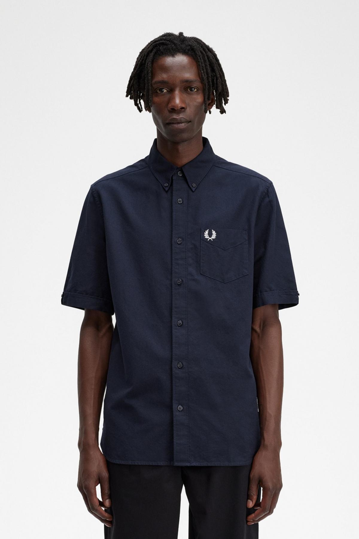 FRED PERRY OXFORD SHIRT en color AZUL  (1)