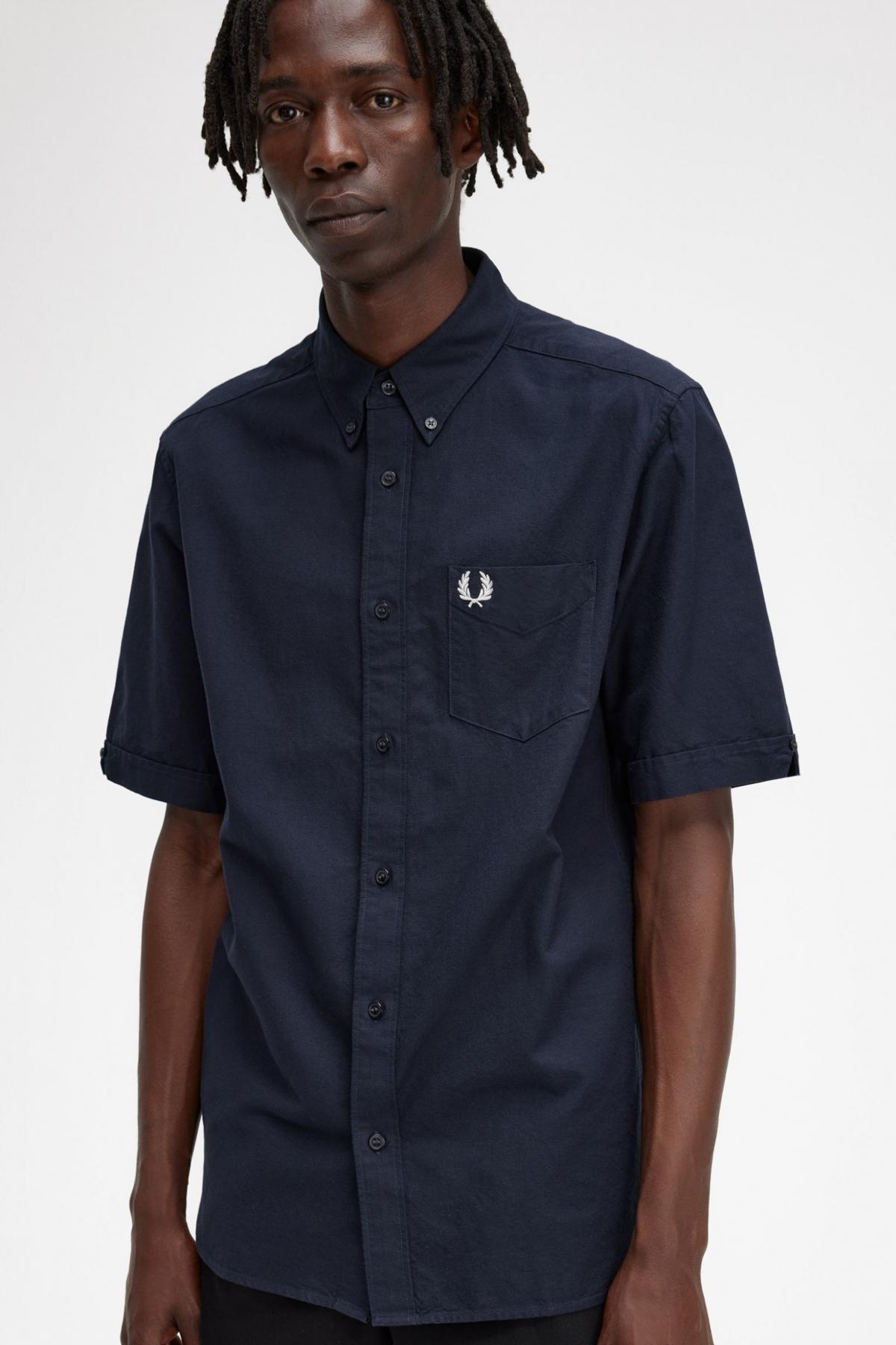 FRED PERRY OXFORD SHIRT en color AZUL  (5)