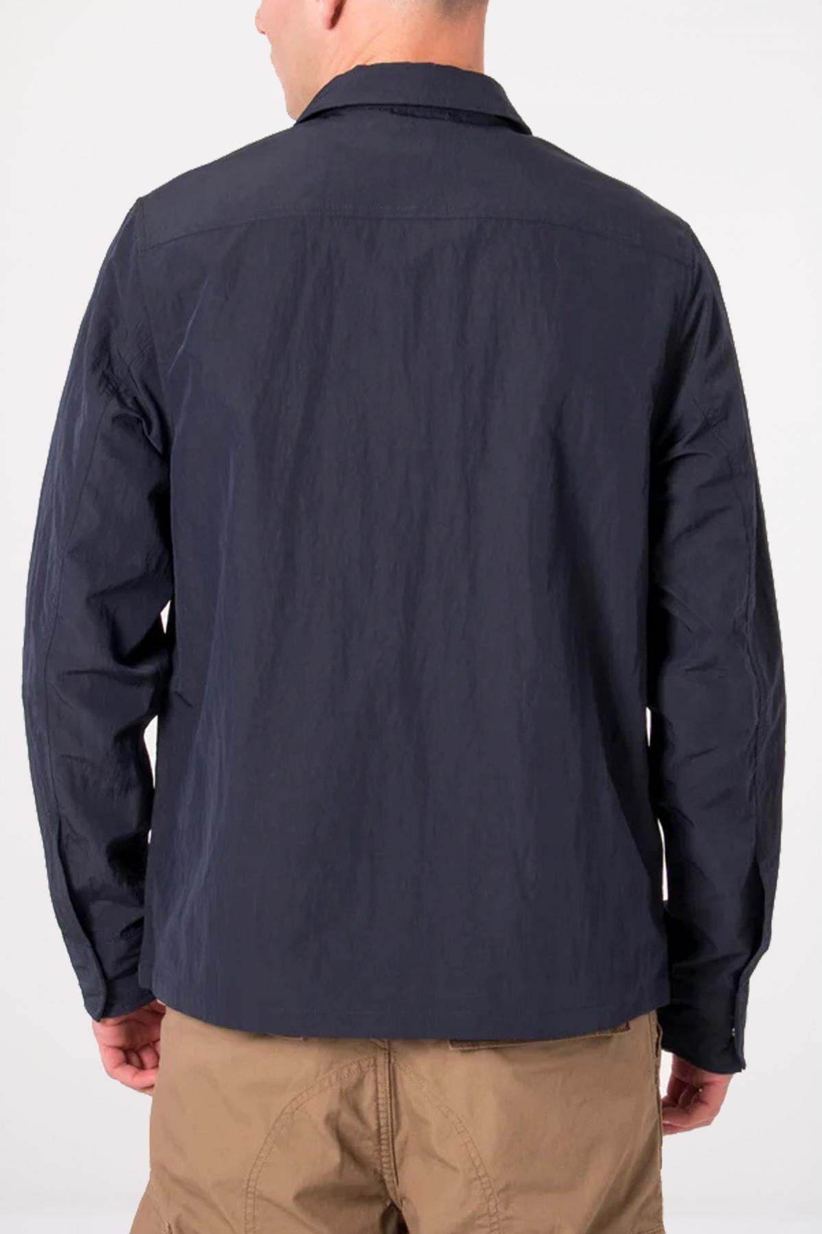 FRED PERRY ZIP THROUGH OVERSHIRT en color AZUL  (4)