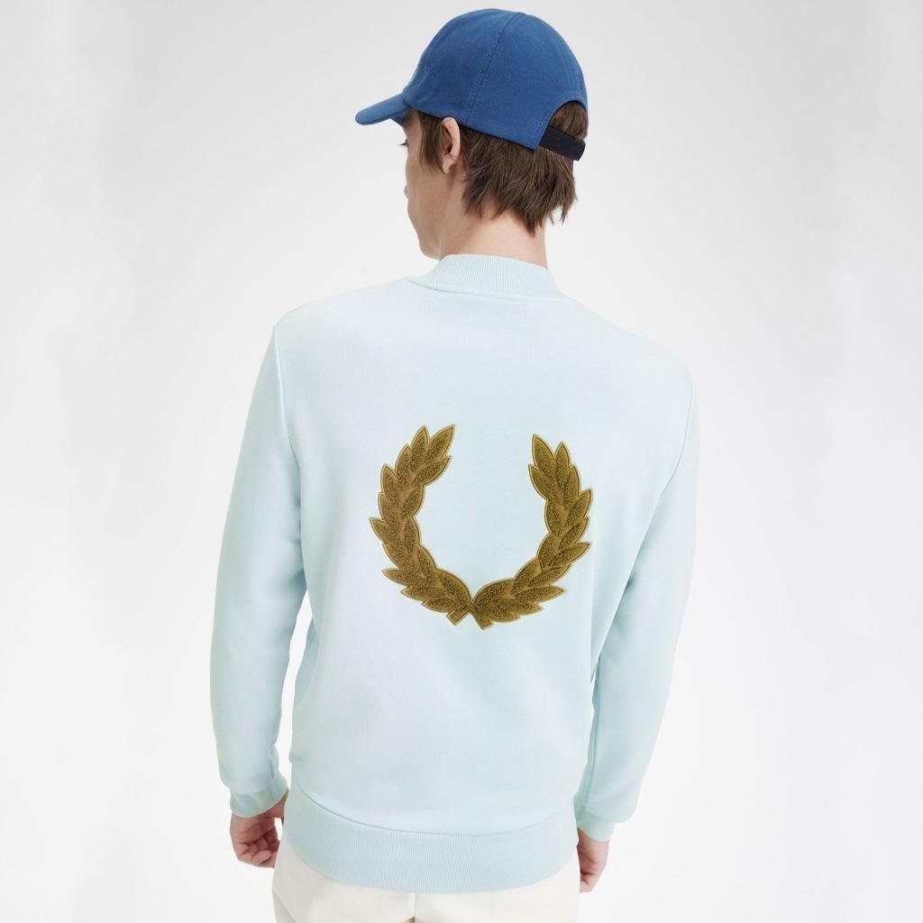 FRED PERRY LAUREL WREATH GRAPHIC HIGH en color AZUL  (4)