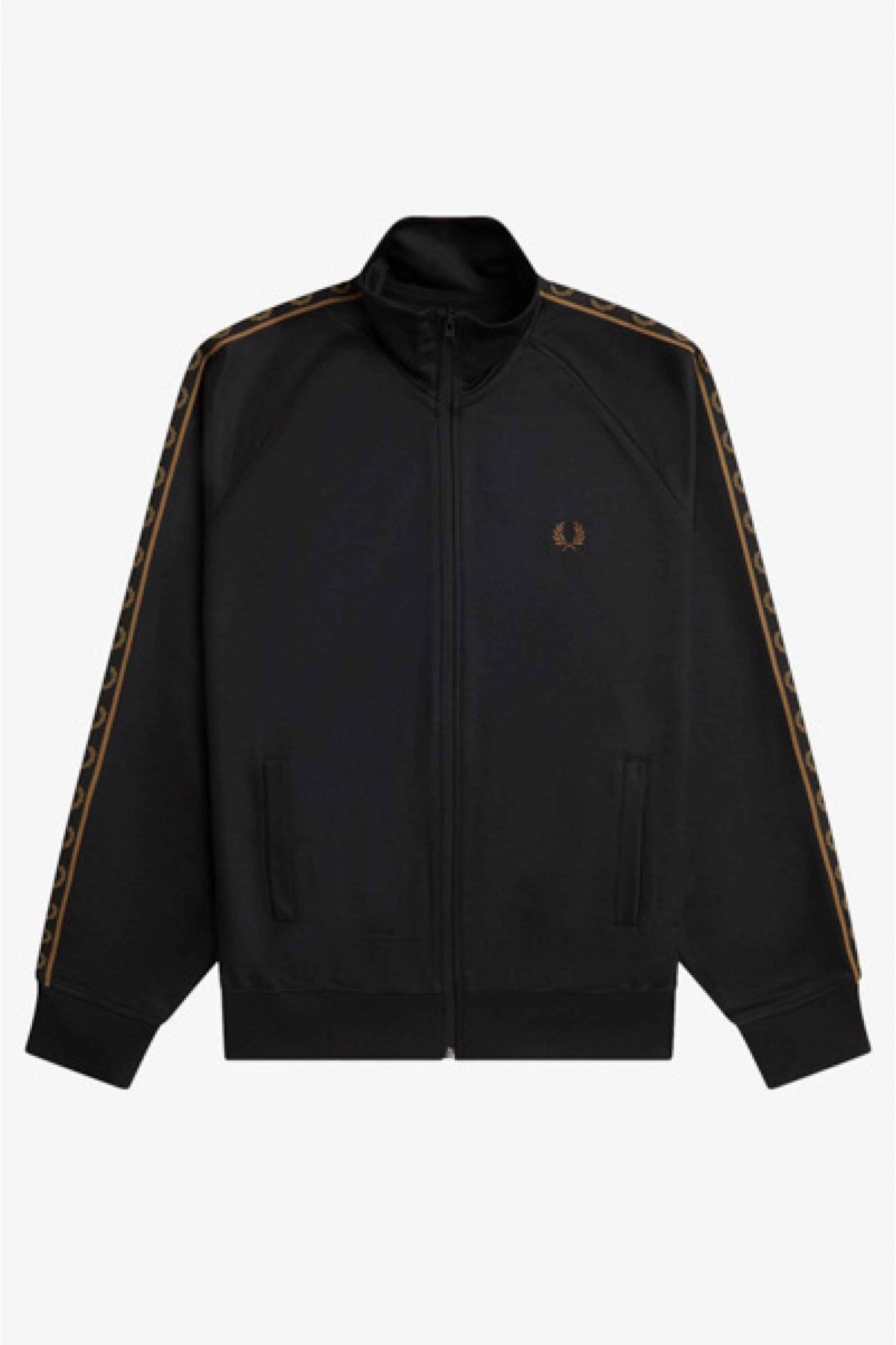 FRED PERRY TAPE TRACK KACKET en color NEGRO  (2)