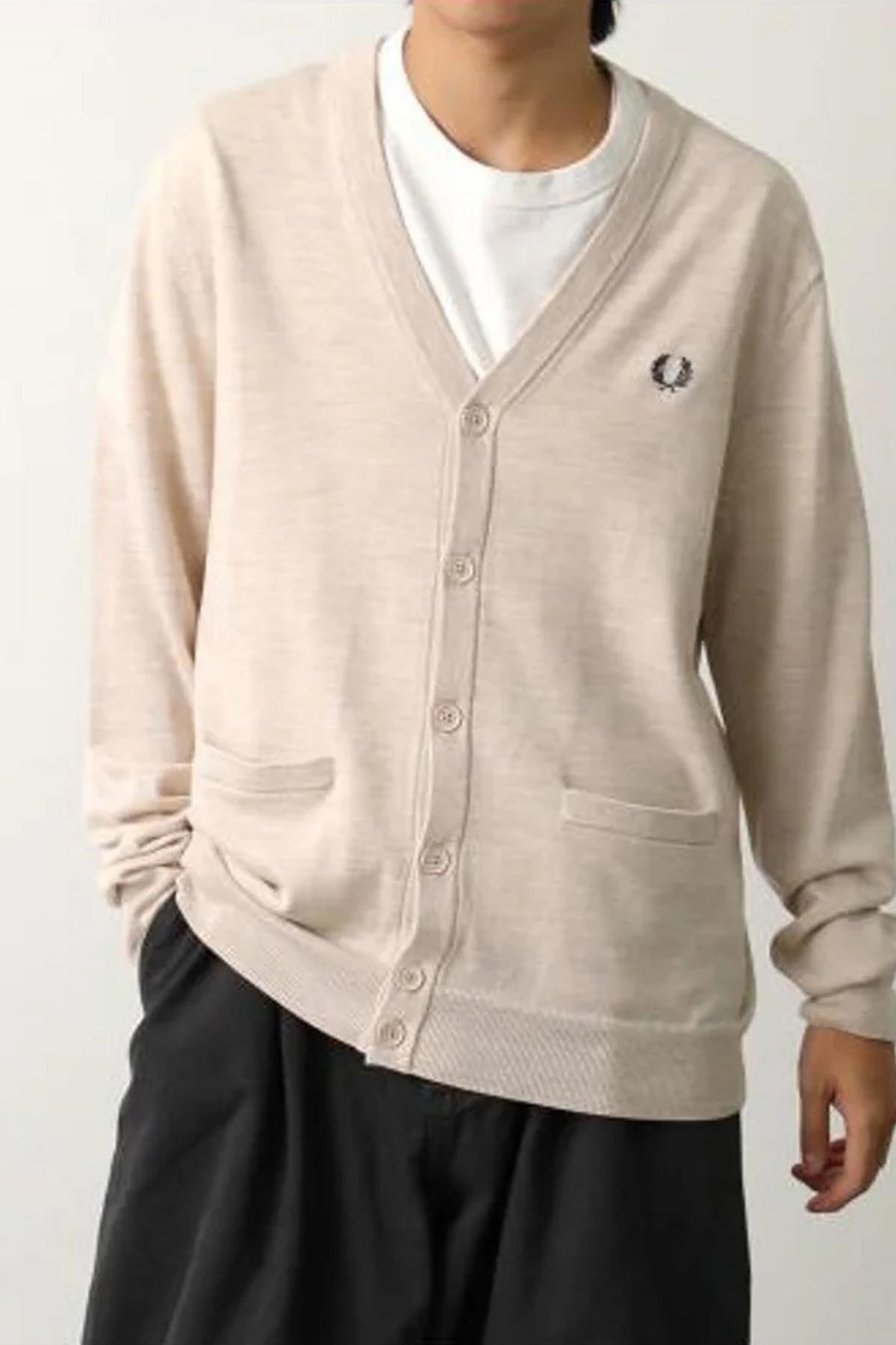 FRED PERRY KFP  en color MARRON CLARO  (1)