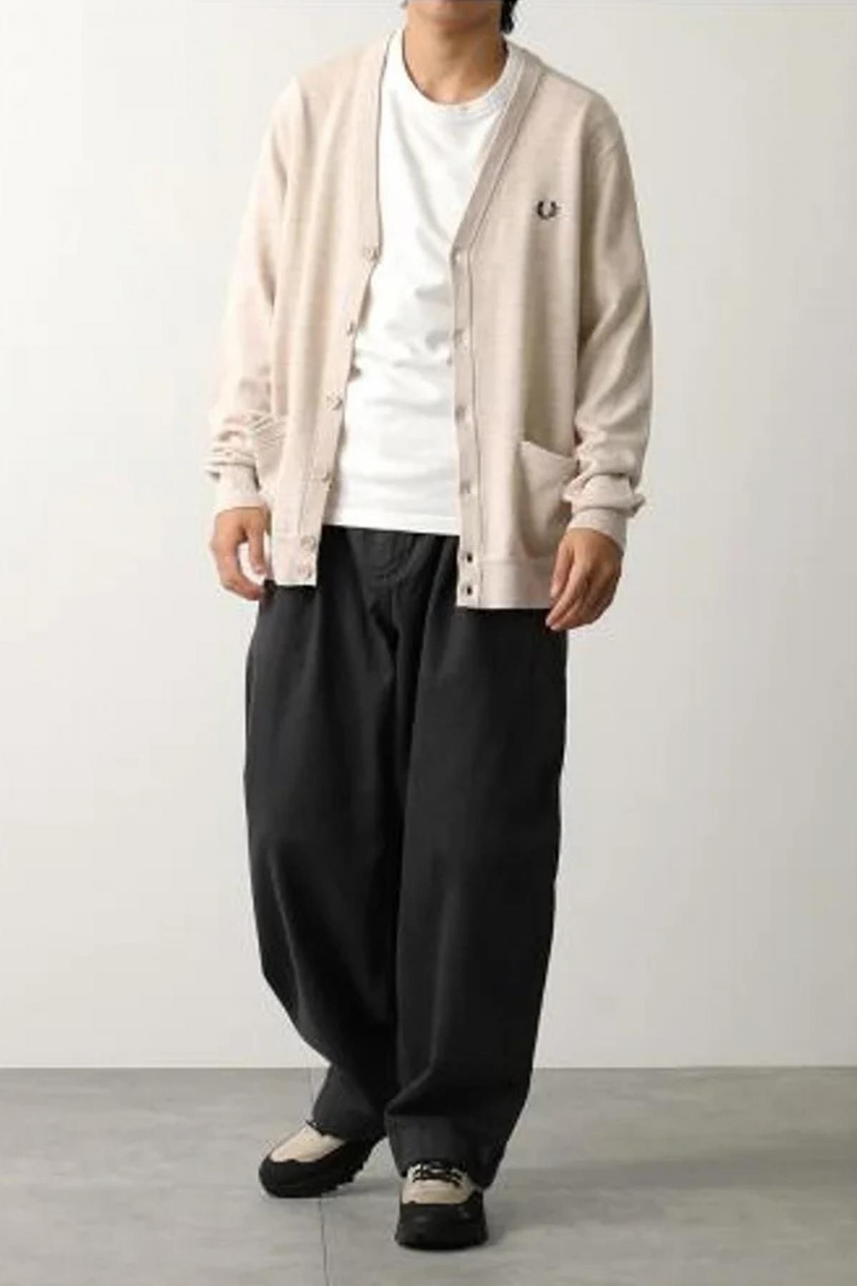 FRED PERRY KFP  en color MARRON CLARO  (2)