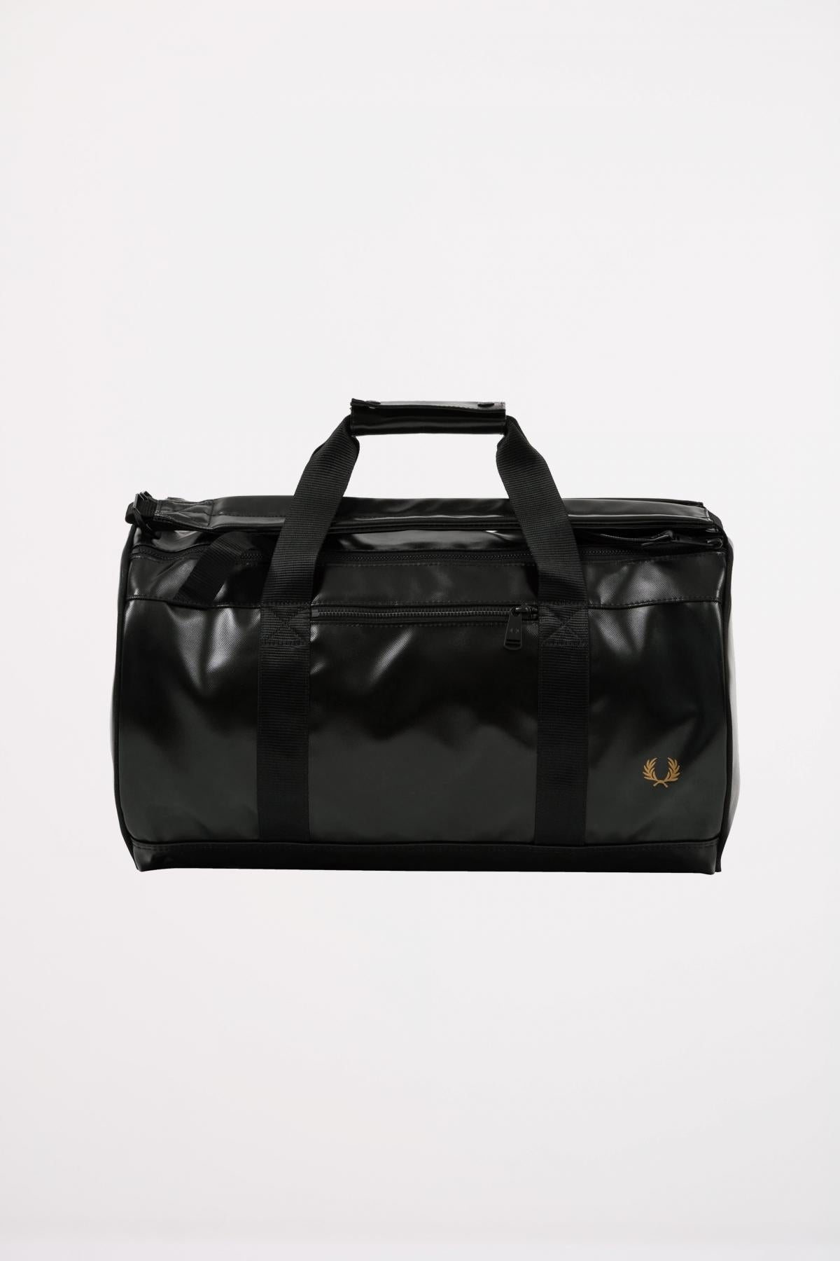 FRED PERRY TONAL BARREL BACKPACK en color NEGRO  (1)