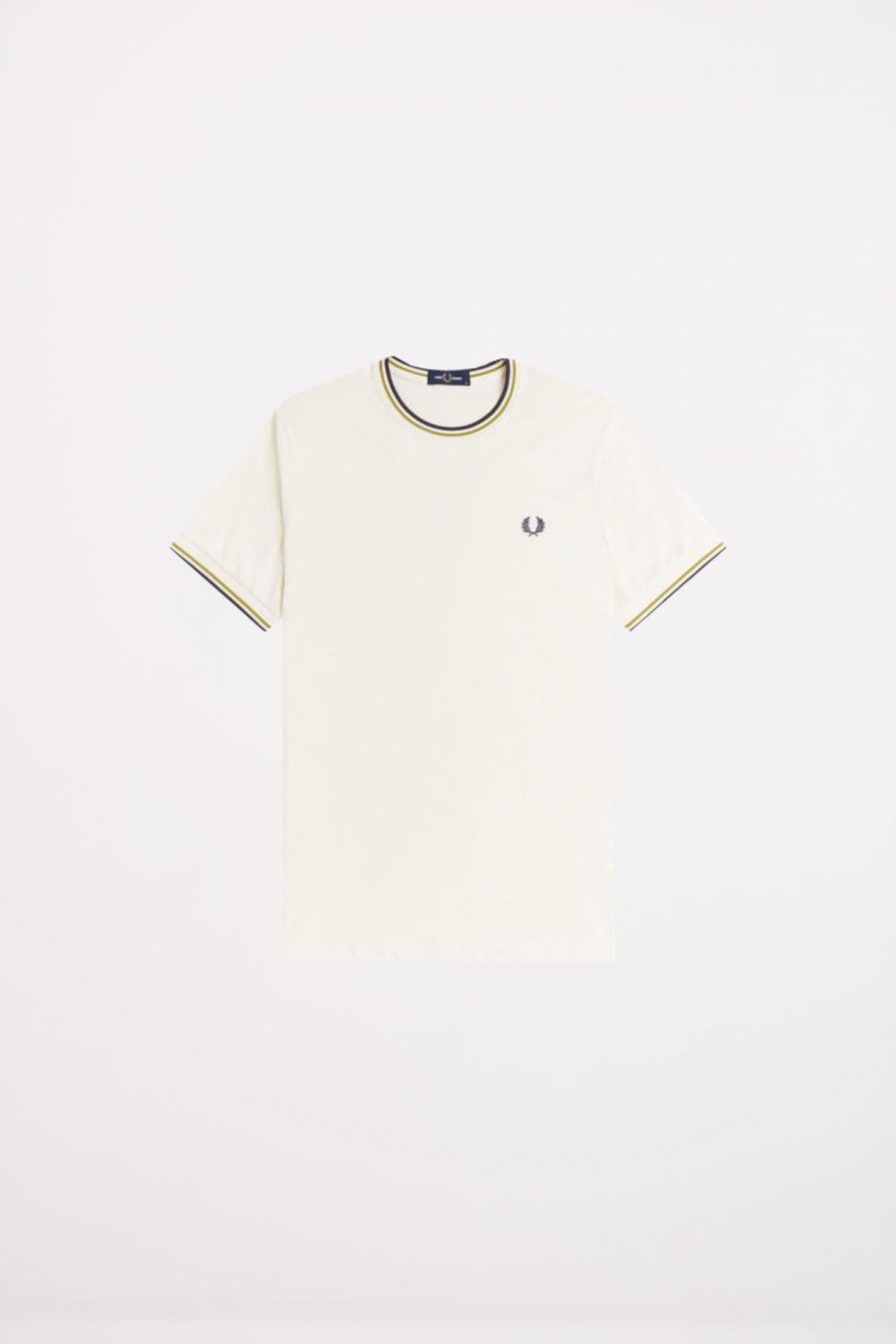 FRED PERRY  TWIN TIPPED T-SHIRT en color BEIS  (2)