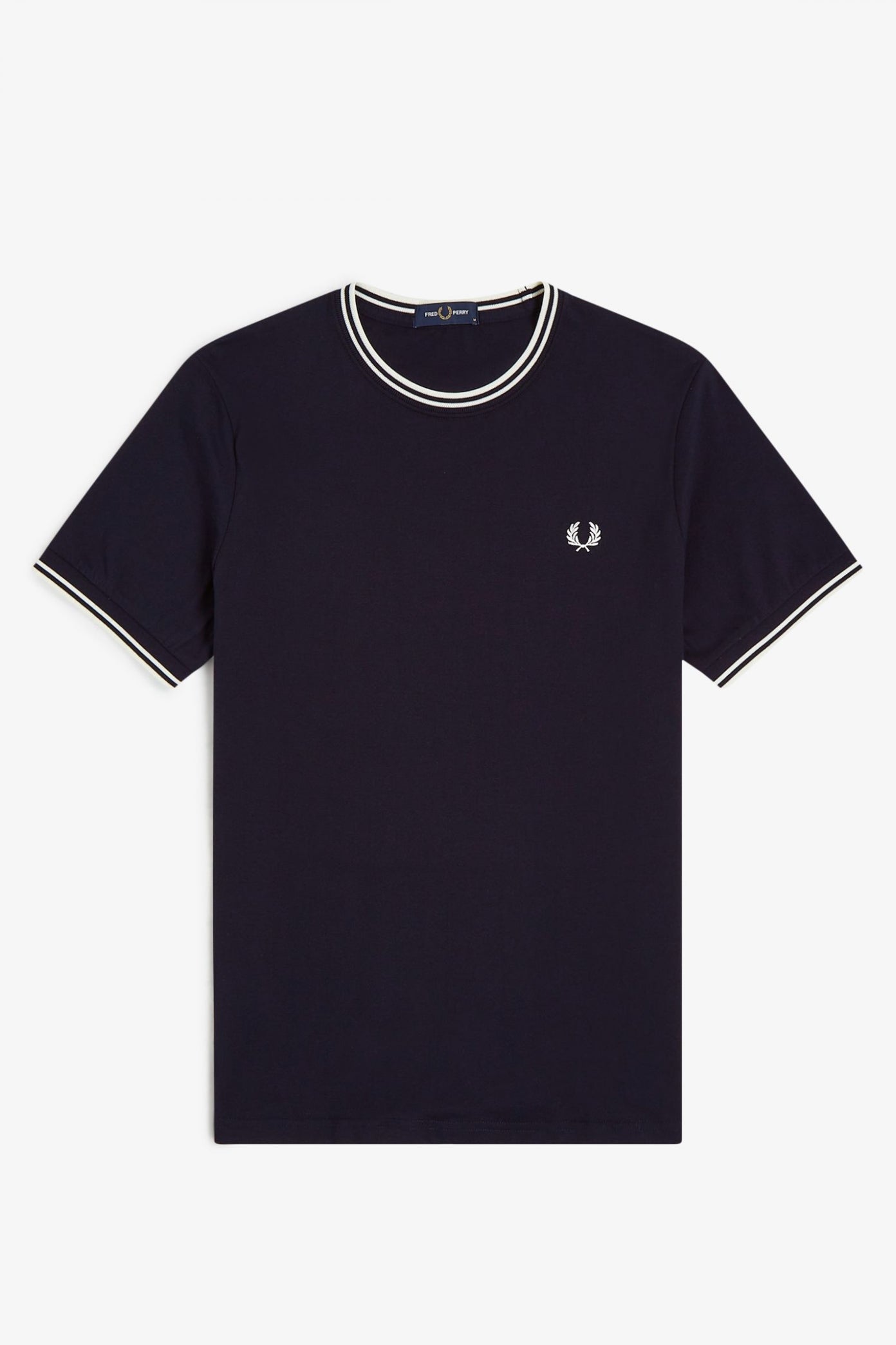 FRED PERRY  TWIN TIPPED T-SHIRT en color AZUL  (2)