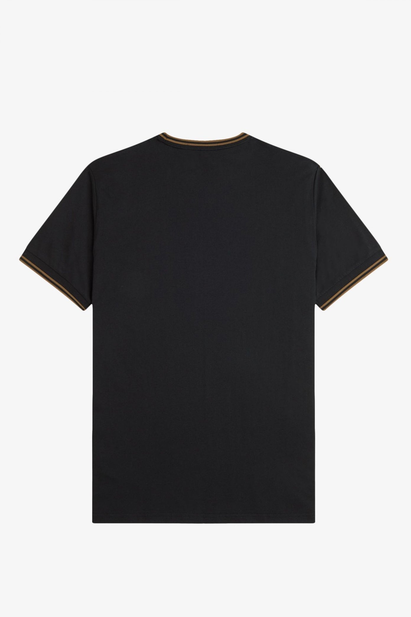 FRED PERRY  TWIN TIPPED T-SHIRT en color NEGRO  (3)