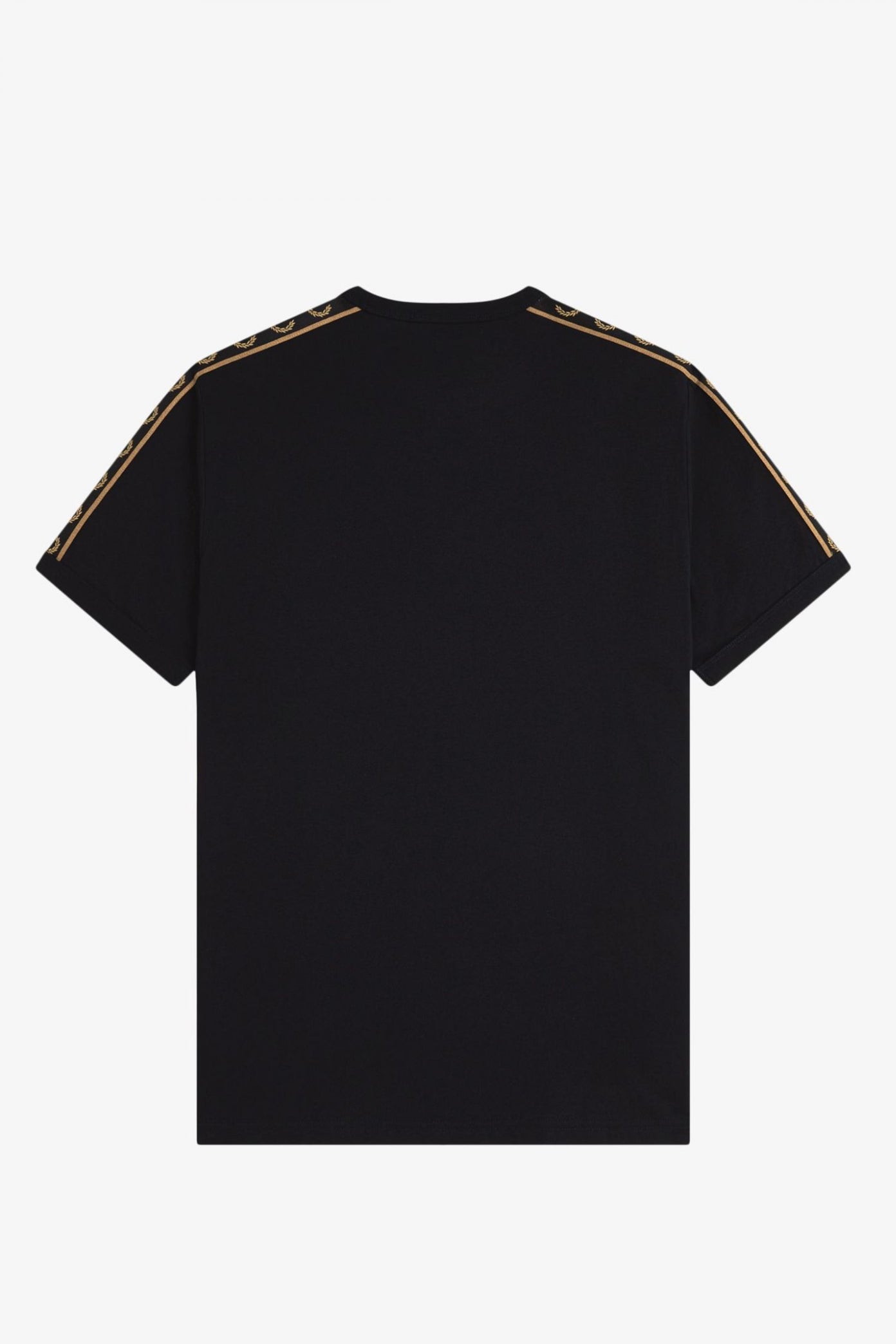 FRED PERRY CONTRAST TAPE RINGER T-SHIR en color NEGRO  (3)