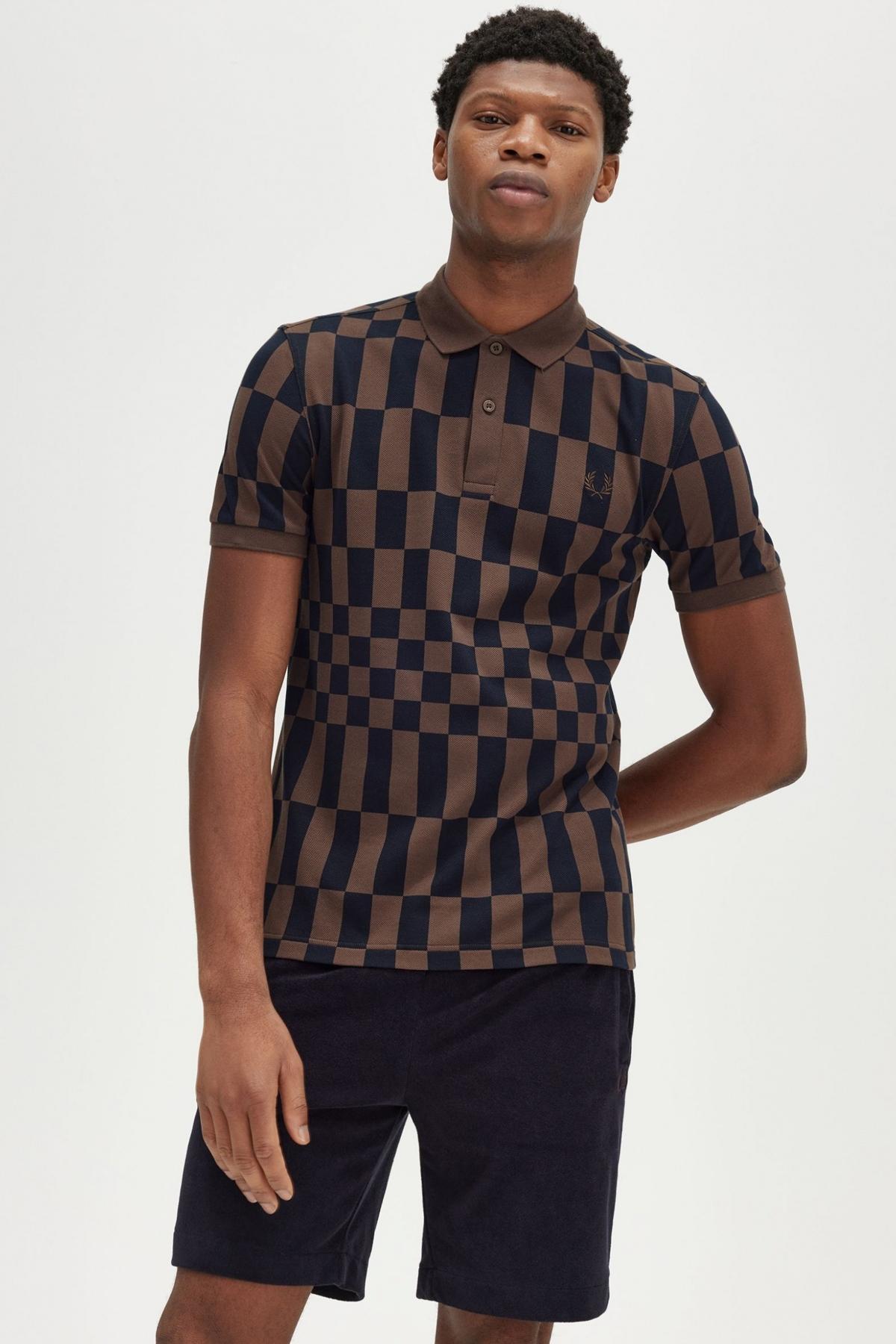 FRED PERRY MFP  en color MARRON  (5)