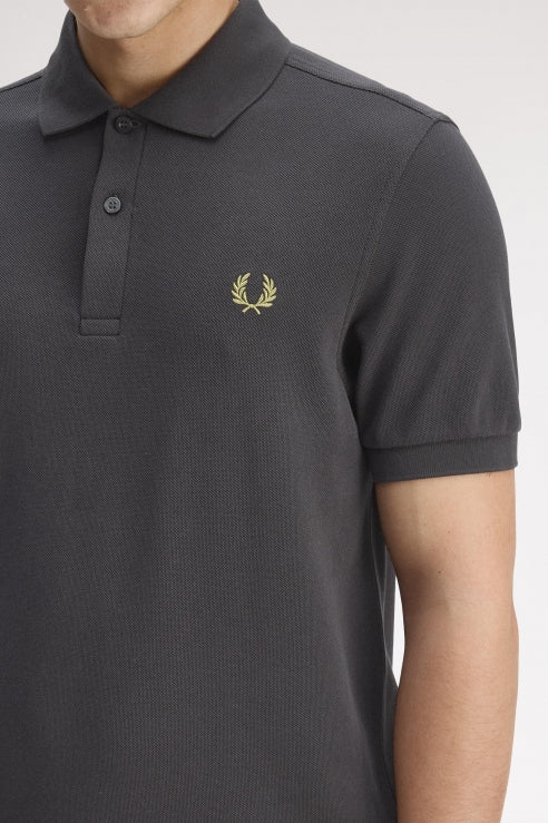 FRED PERRY  PLAIN FRED PERRY SHIRT en color GRIS  (4)