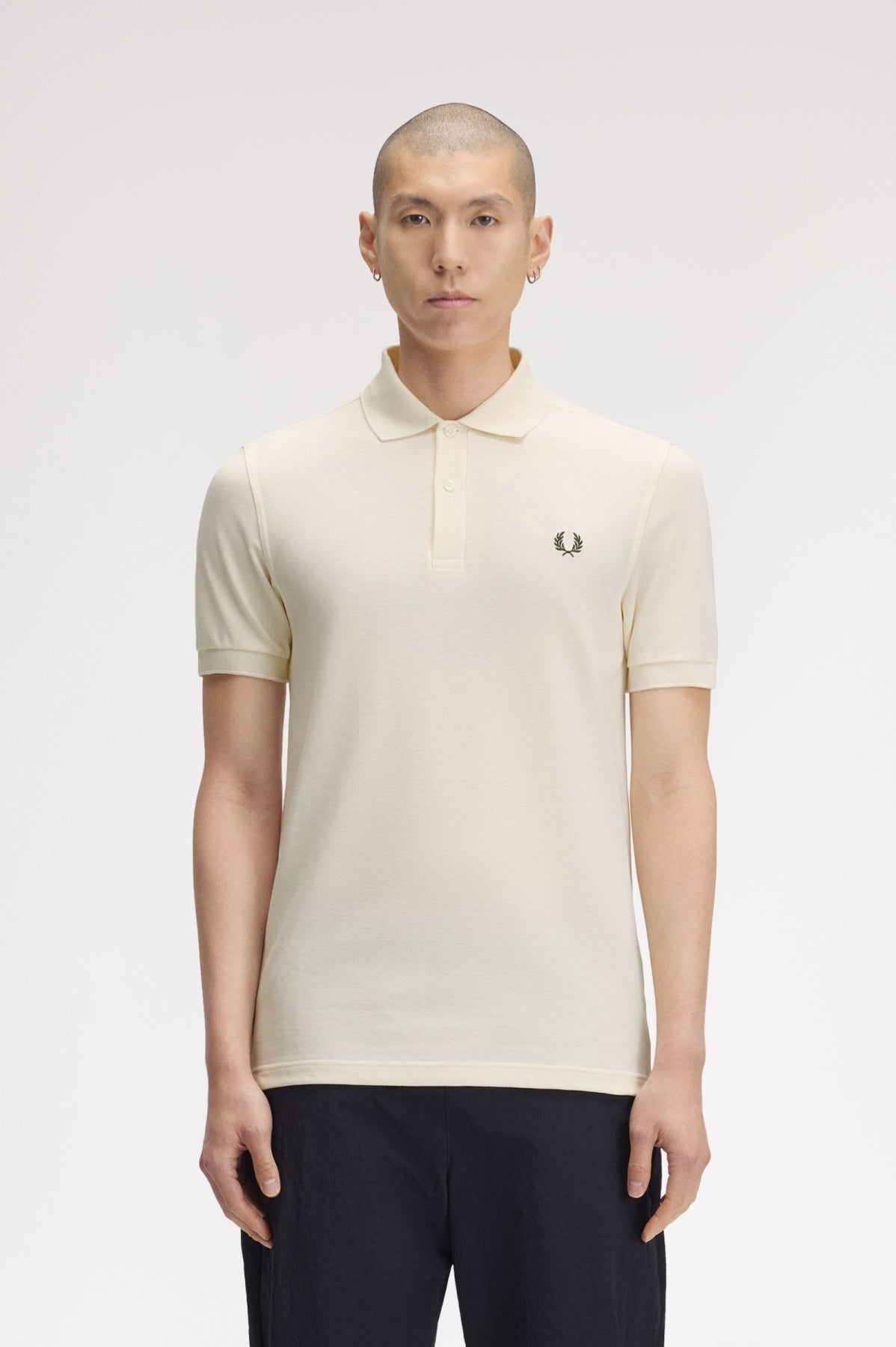 FRED PERRY MFP PLAIN FRED PERRY SHIRT en color BLANCO  (1)