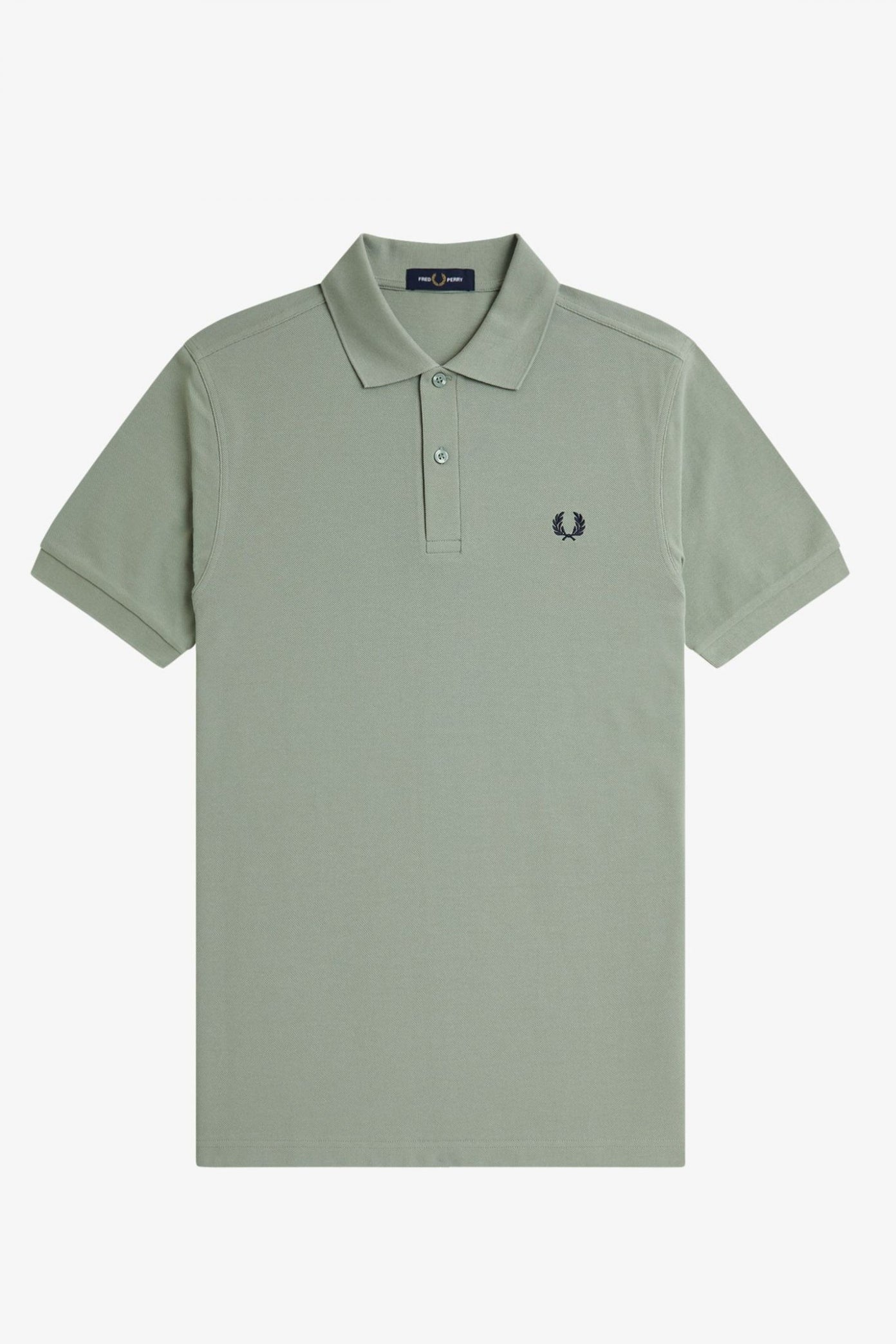 FRED PERRY  PLAIN FRED PERRY SHIRT en color VERDE  (2)