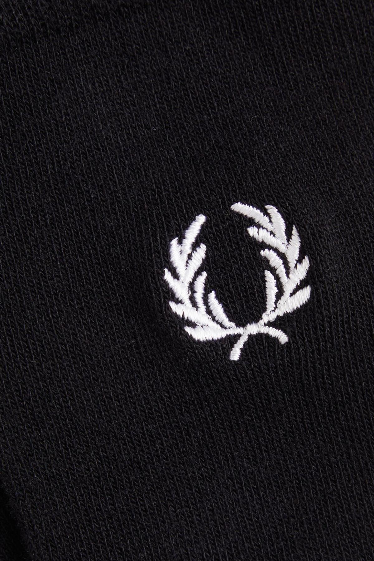 FRED PERRY WREATH SOCK en color NEGRO  (2)