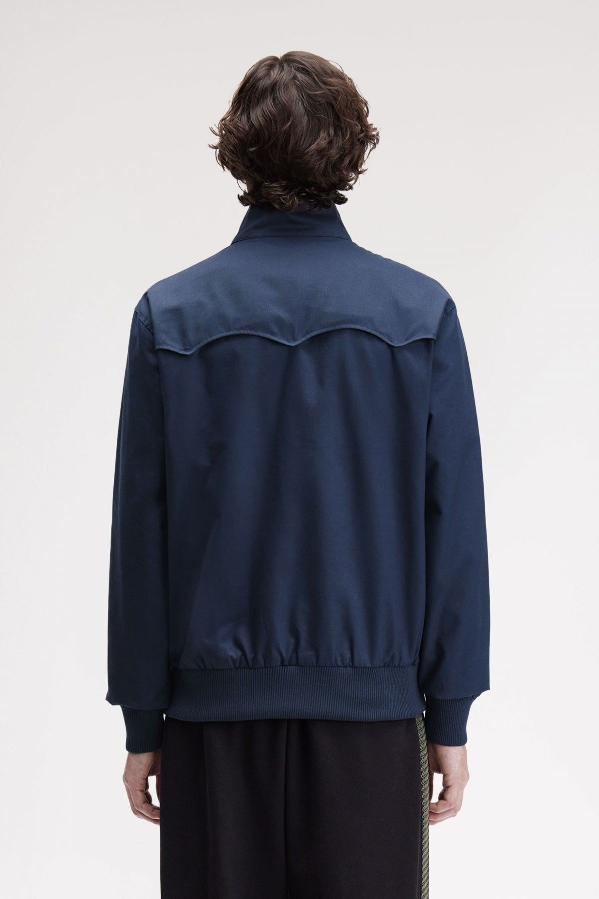 FRED PERRY HARRINGTON JACKET en color AZUL  (3)