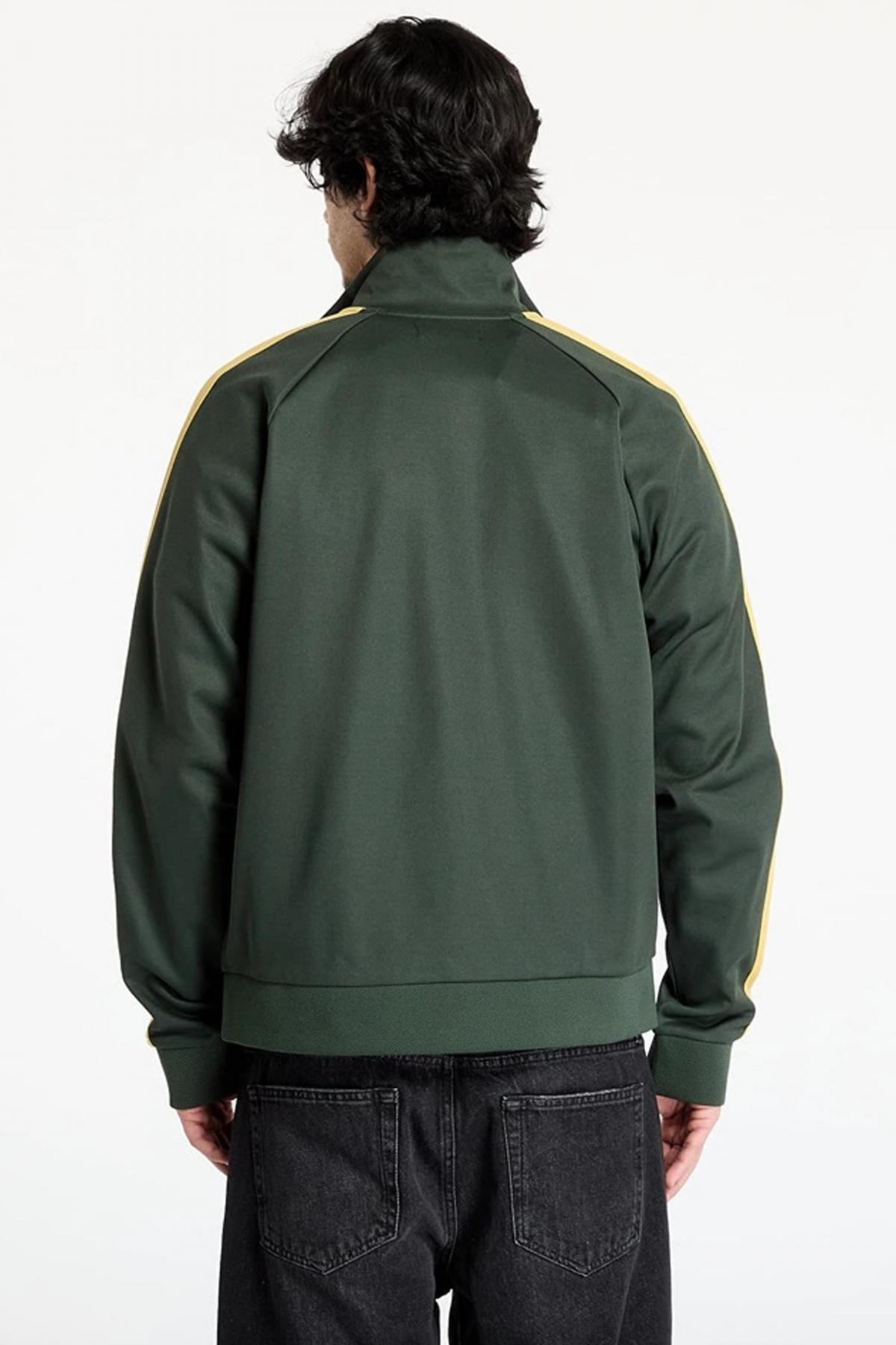 FRED PERRY TWO COLOUR TAPE TRACK JACKE en color VERDE  (2)