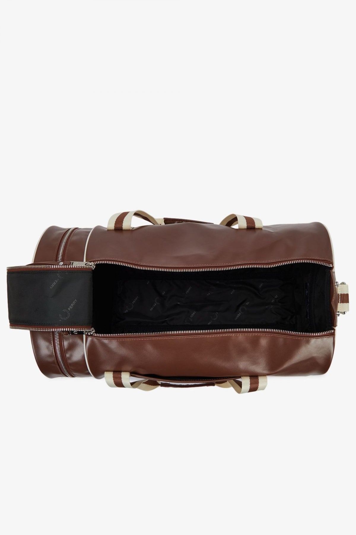 FRED PERRY CLASSIC BARREL BAG en color MARRON CLARO  (3)