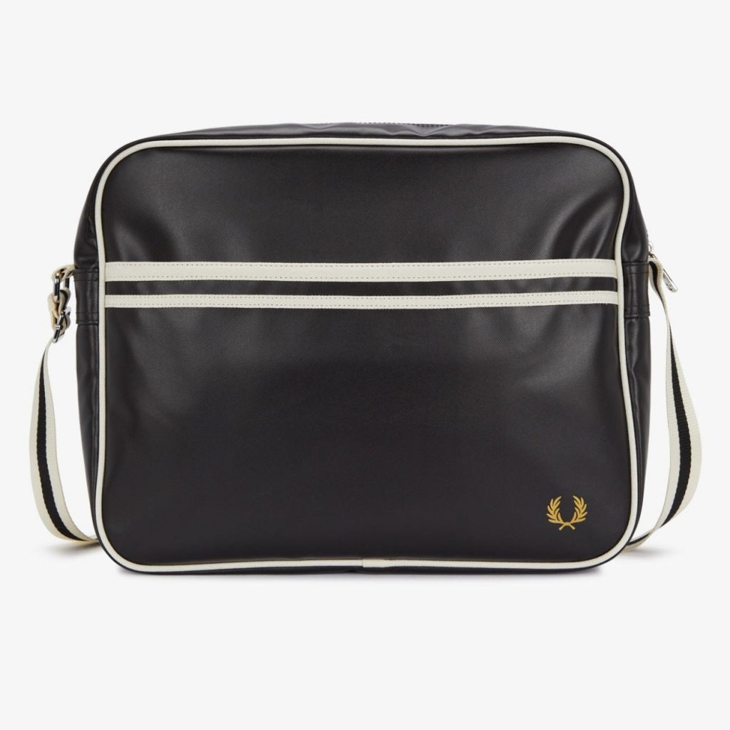 FRED PERRY CLASSIC SHOULDER BAG en color NEGRO  (1)