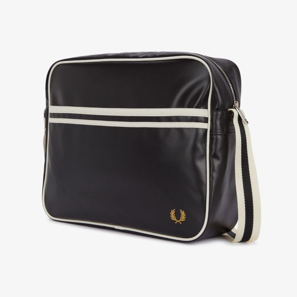 FRED PERRY CLASSIC SHOULDER BAG en color NEGRO  (2)
