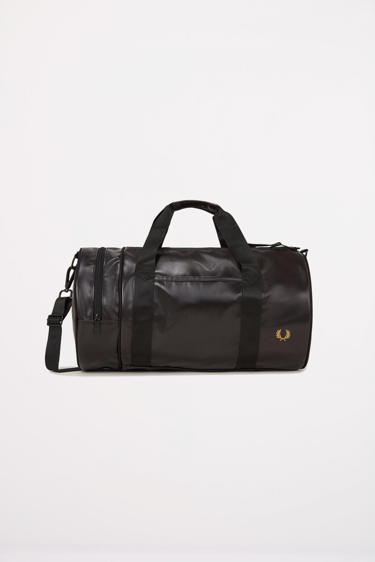 FRED PERRY TONAL LARGE BARREL BAG en color NEGRO  (1)