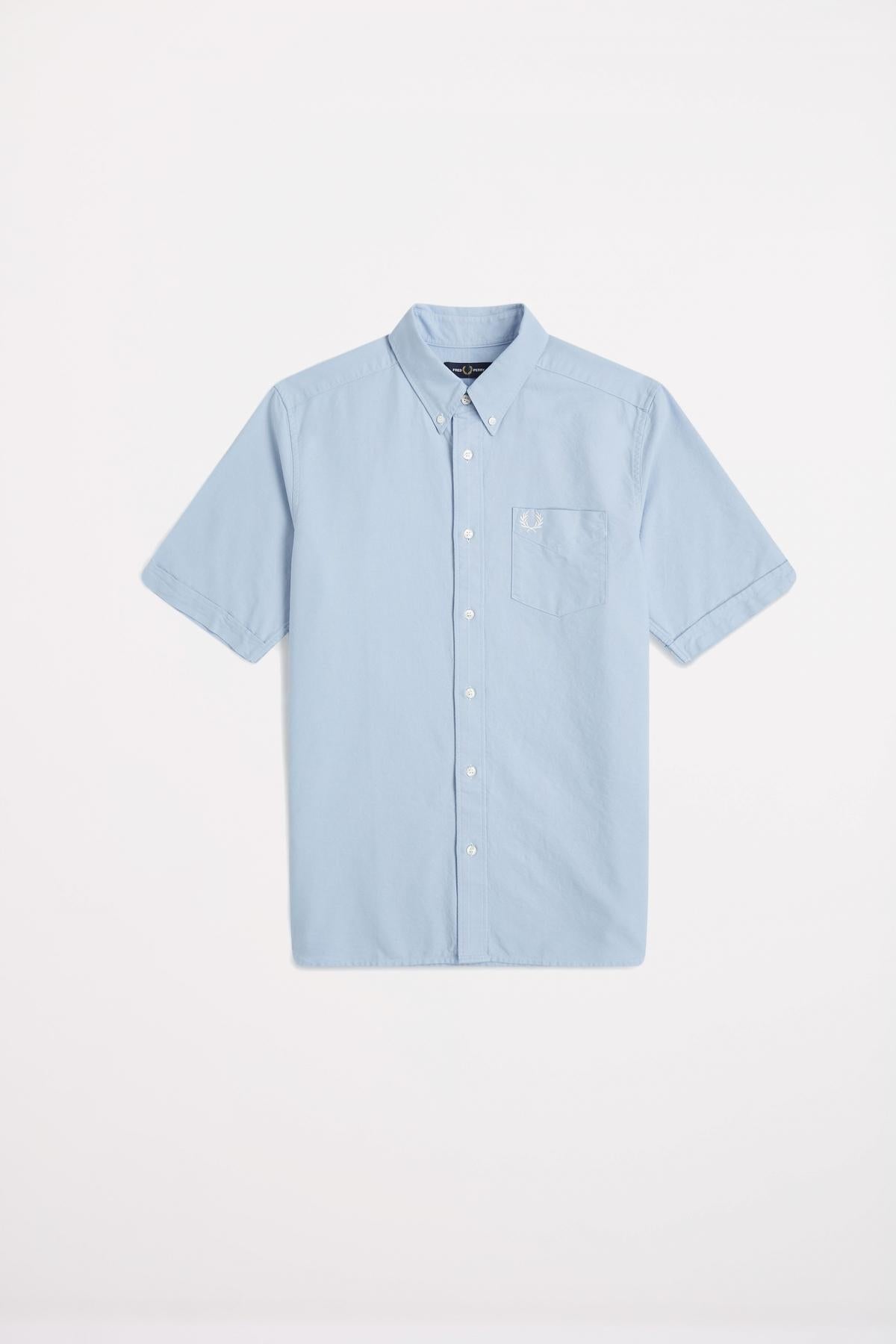 FRED PERRY OXFORD SHIRT en color AZUL  (2)