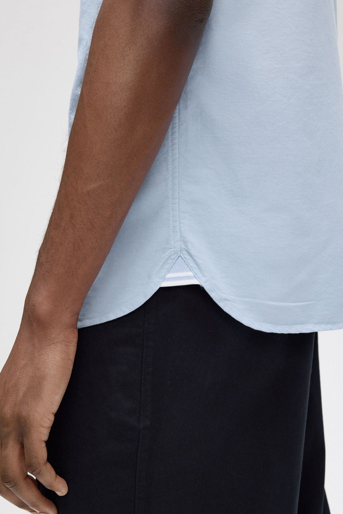 FRED PERRY OXFORD SHIRT en color AZUL  (4)