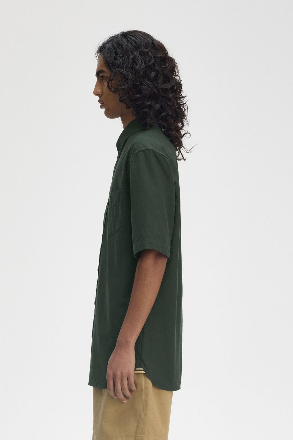 FRED PERRY OXFORD SHIRT en color VERDE  (3)